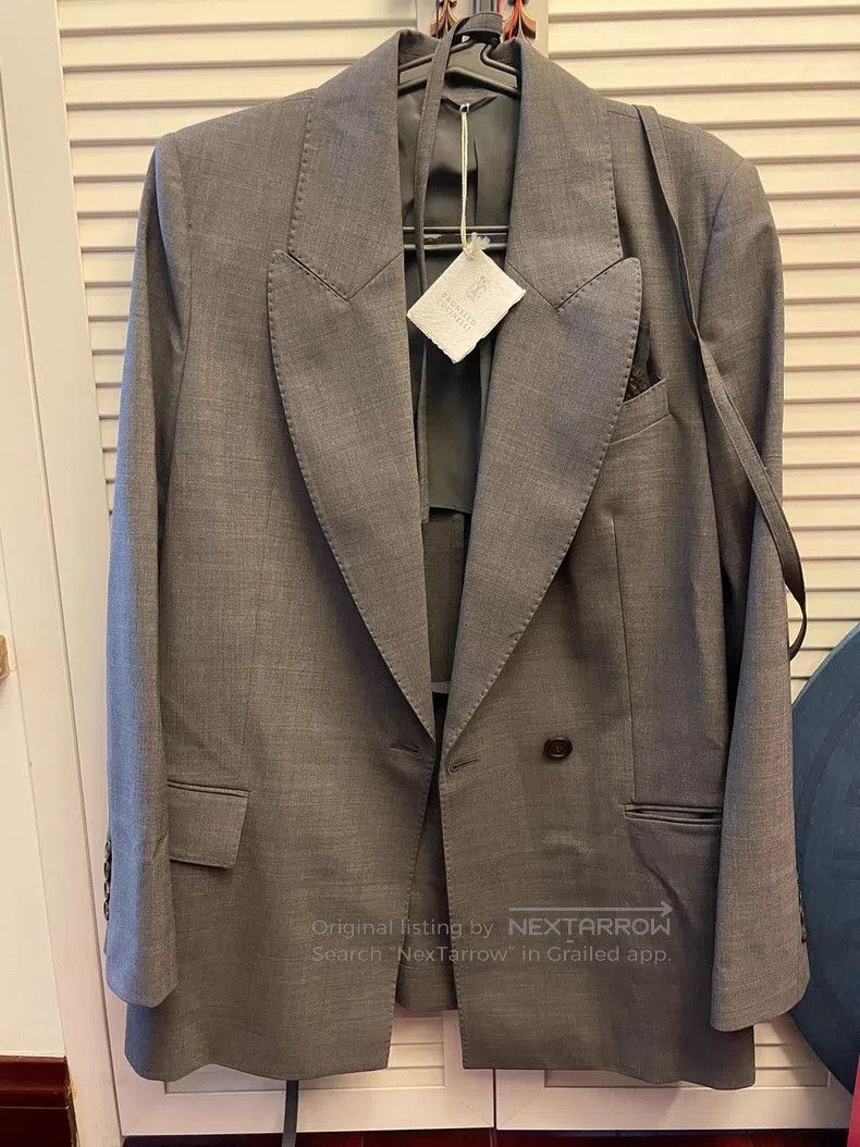 Brunello Cucinelli Brunello Cucinelli Suit Jacket Size S / US 4 / IT 40 - 2 Thumbnail