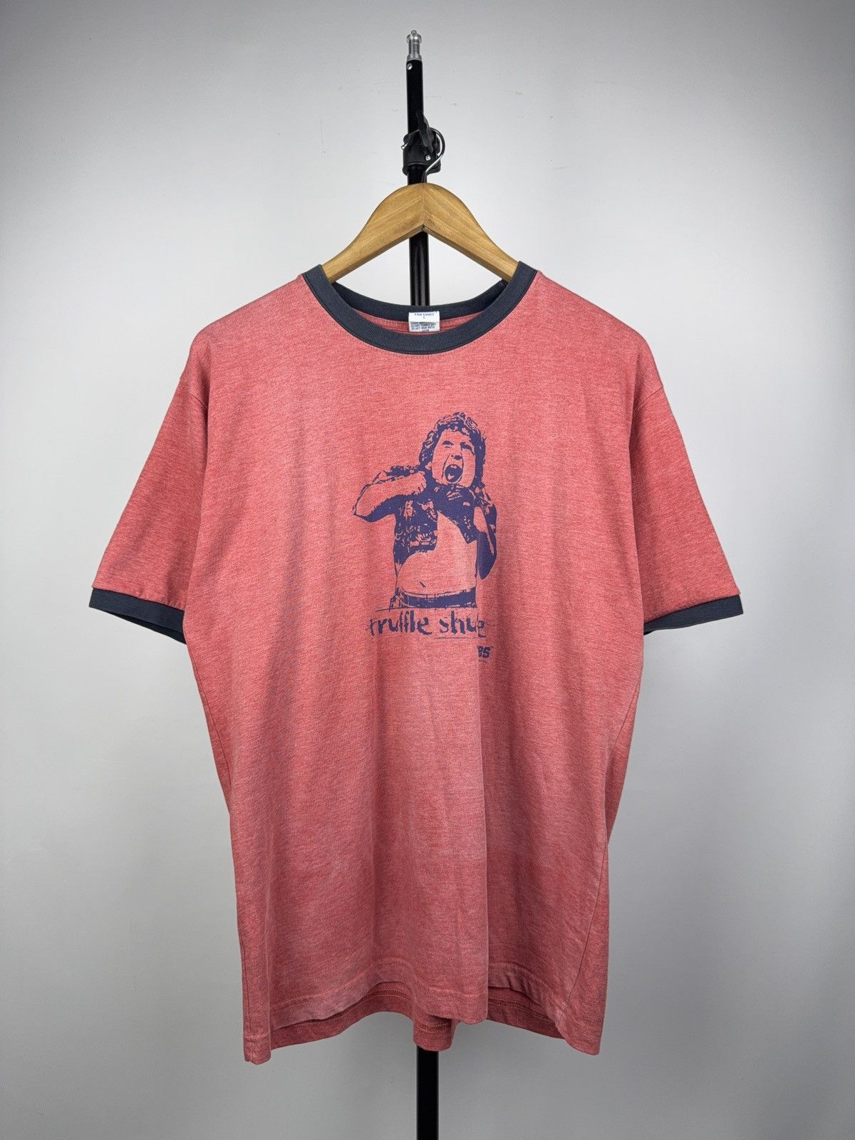 Warner Bros Retro Vintage The Goonies Truffle Shuffle Ringer Tee 2000s Size US L / EU 52-54 / 3 - 1 Thumbnail