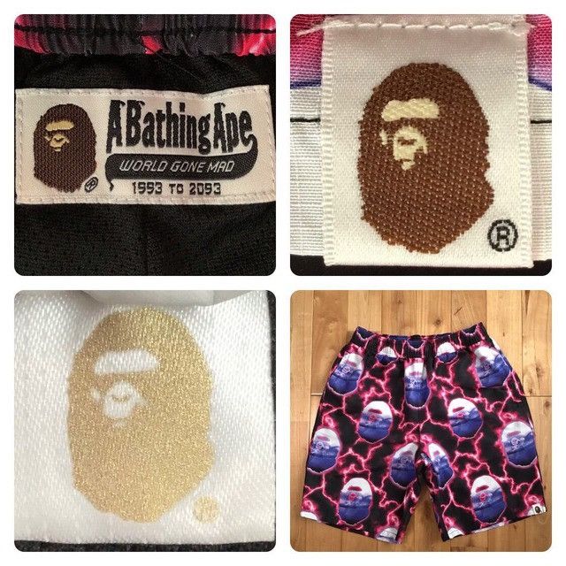 Bape BAPE Lightning shorts a bathing ape ★size M Size US 32 / EU 48 - 7 Thumbnail