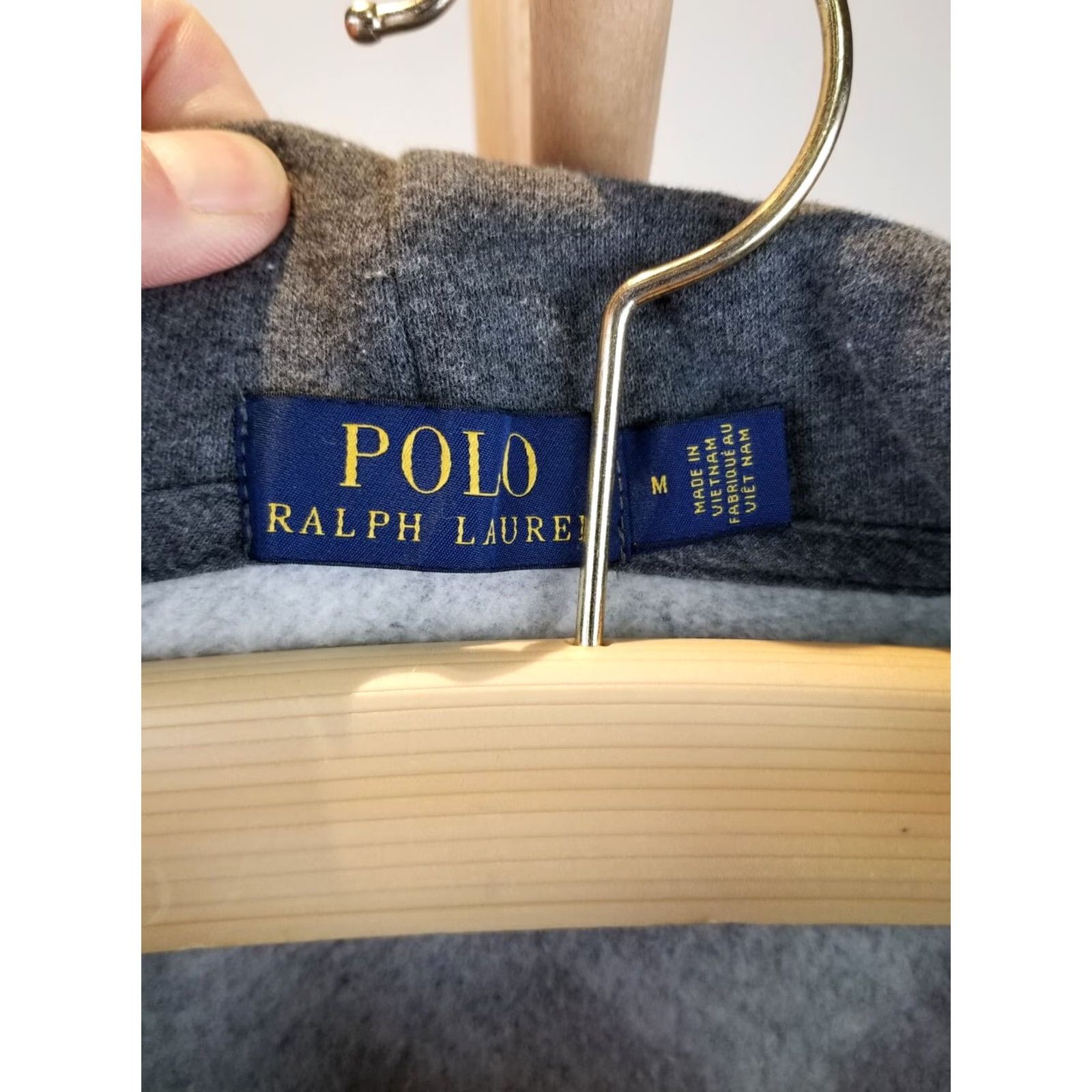 Ralph Lauren VINTAGE Ralph Lauren Polo Bear Ski Gray Hoodie Sweatshirt Sz M Medium Mens Size US M / EU 48-50 / 2 - 3 Thumbnail