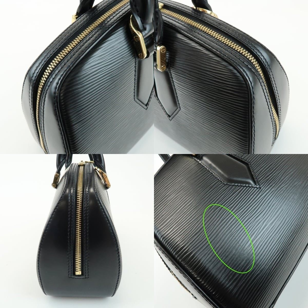 Louis Vuitton Louis Vuitton Epi Jasmine Satchel Leather Black Size ONE SIZE - 6 Thumbnail