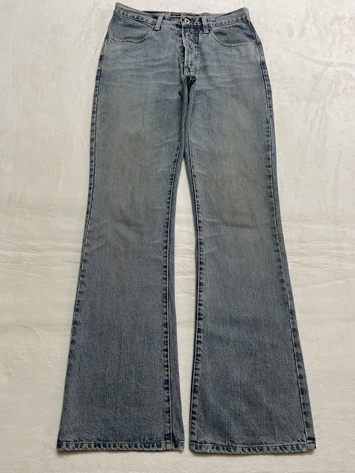 Energie Vintage Energie Japanese Brand Boot Cut Faded Denim Jeans Size US 30 / EU 46 - 1 Thumbnail