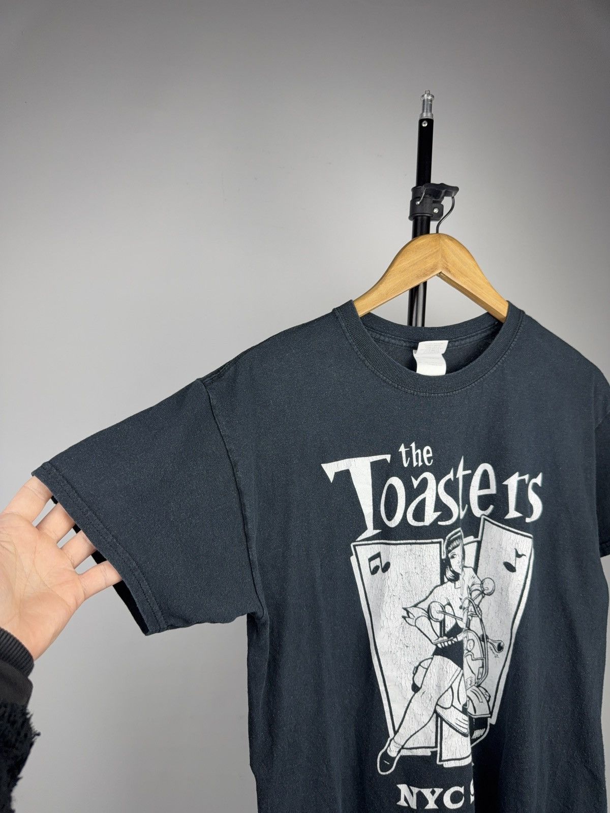 Vintage 00s The Toasters NYC Ska Band Tee Vintage Style Black Size US M / EU 48-50 / 2 - 4 Thumbnail