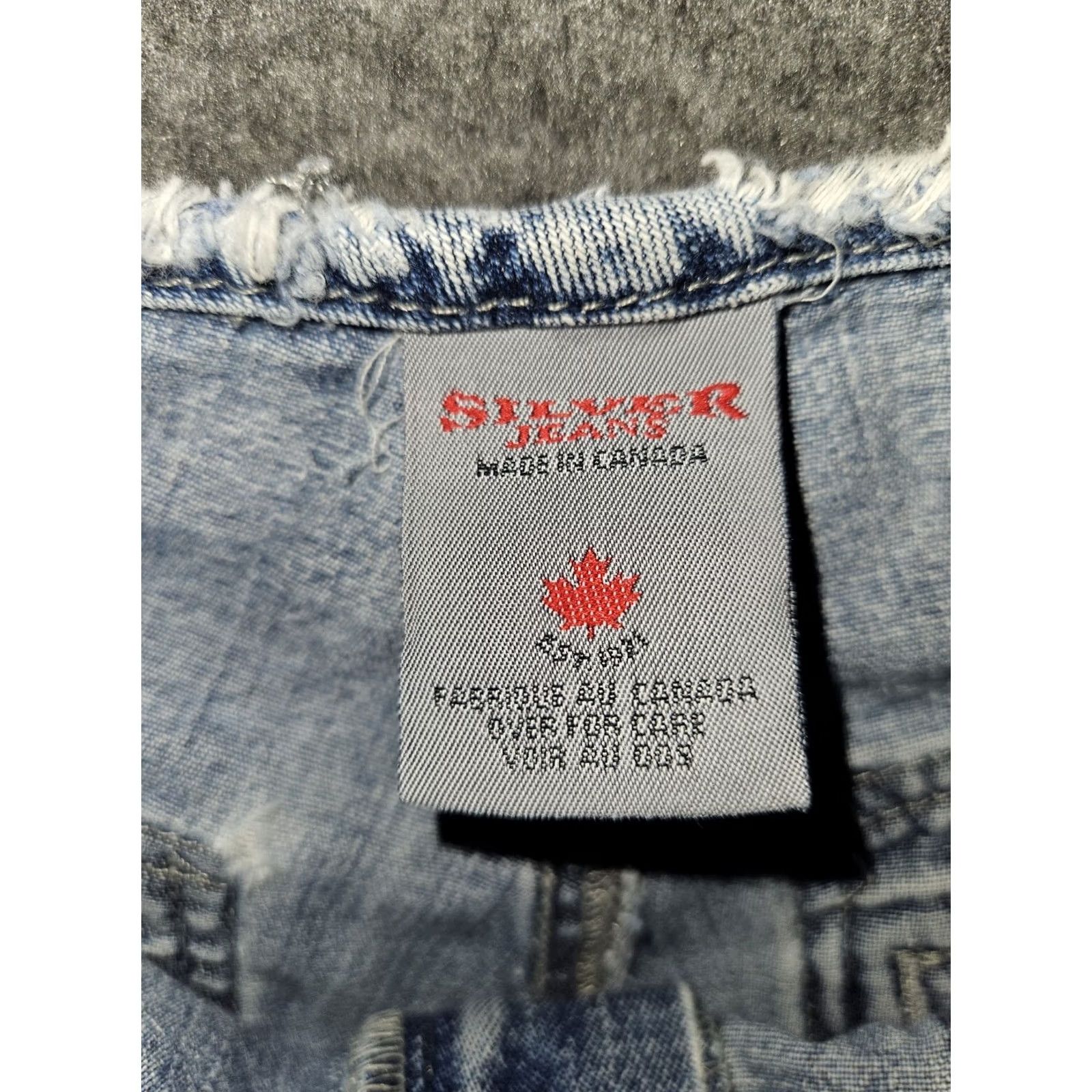 Silver Jeans Co. VINTAGE Silver Jeans Bootcut Jeans Womens 30 Regular Blue Distressed 90s Y2K Mid Rise Inseam 31.5 Denim Baggy Comfort Pockets Logo Button Mens? Womens Size 30" / US 8 / IT 44 - 2 Thumbnail