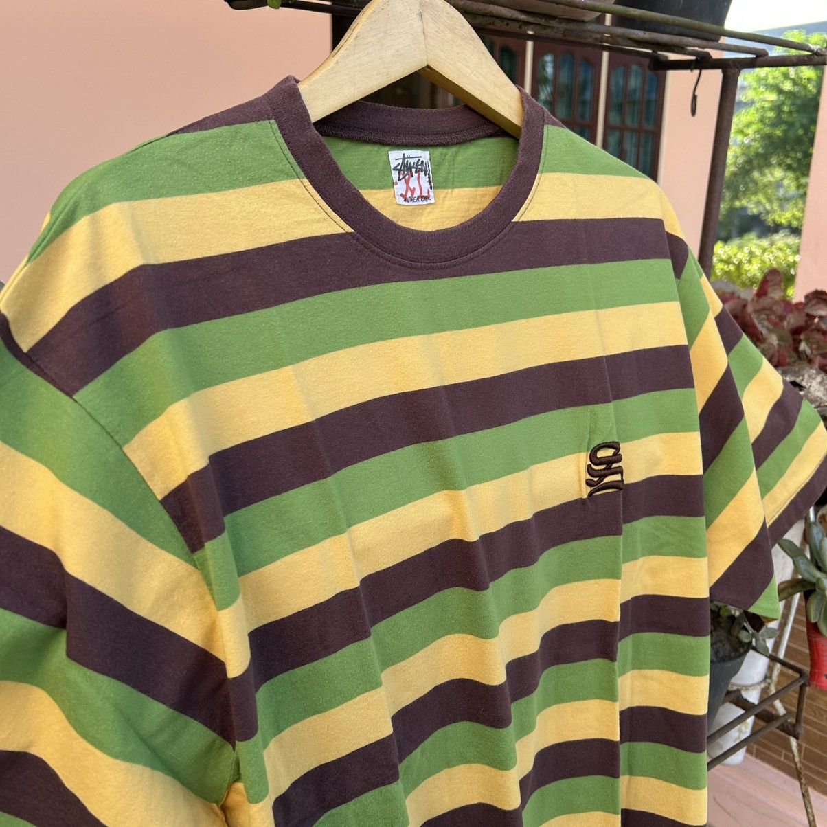 Stussy Vintage Tshirt Stussy Stripe Art Reggae Size US XL / EU 56 / 4 - 7 Thumbnail