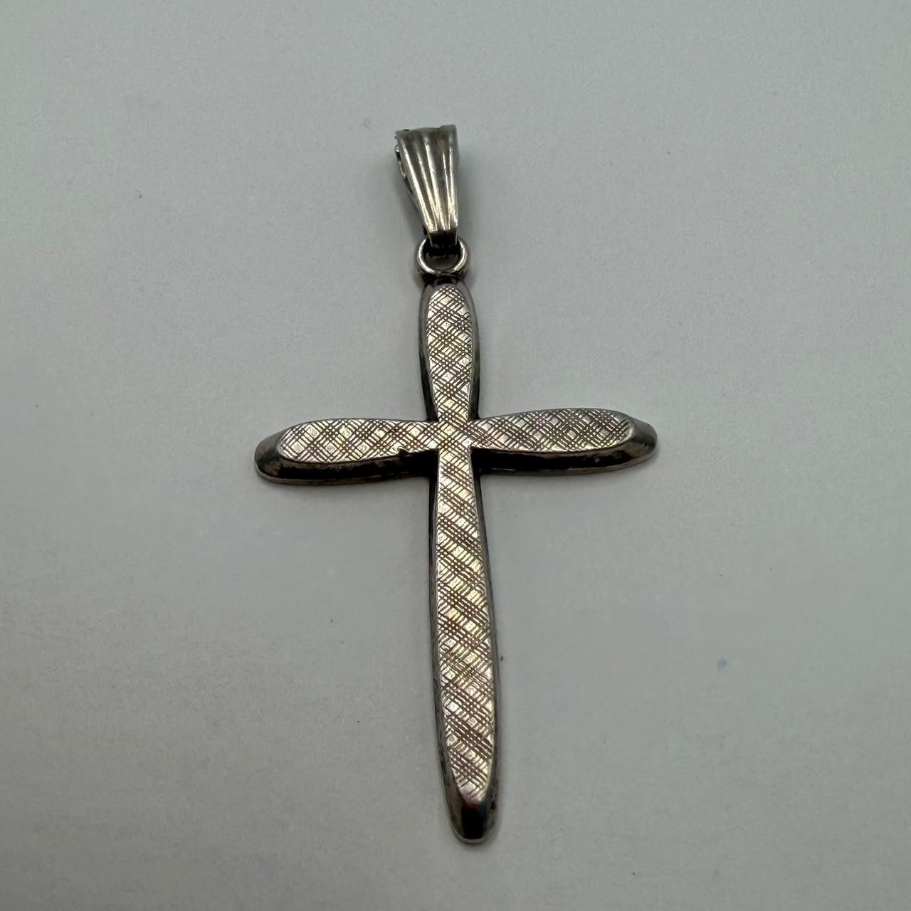Sterling Silver Vintage German Sterling Silver 925 Cross Pendant Size ONE SIZE - 4 Thumbnail
