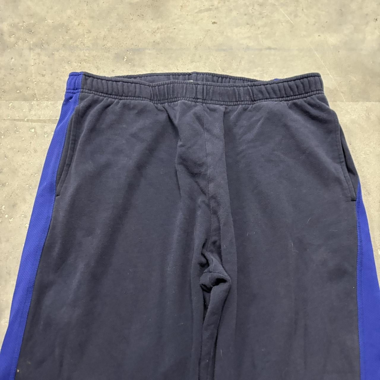 Polo Ralph Lauren Crazy Vintage Y2K/2000s Baggy Navy Blue Striped Polo Sport Ralph Lauren Streetwear Sweatpants! Size US 36 / EU 52 - 4 Thumbnail