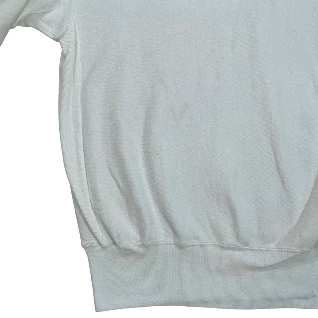 Champion Vintage 90s Champion Reverse Weave White Crewneck Sweatshirt Size US XXL / EU 58 / 5 - 2 Thumbnail