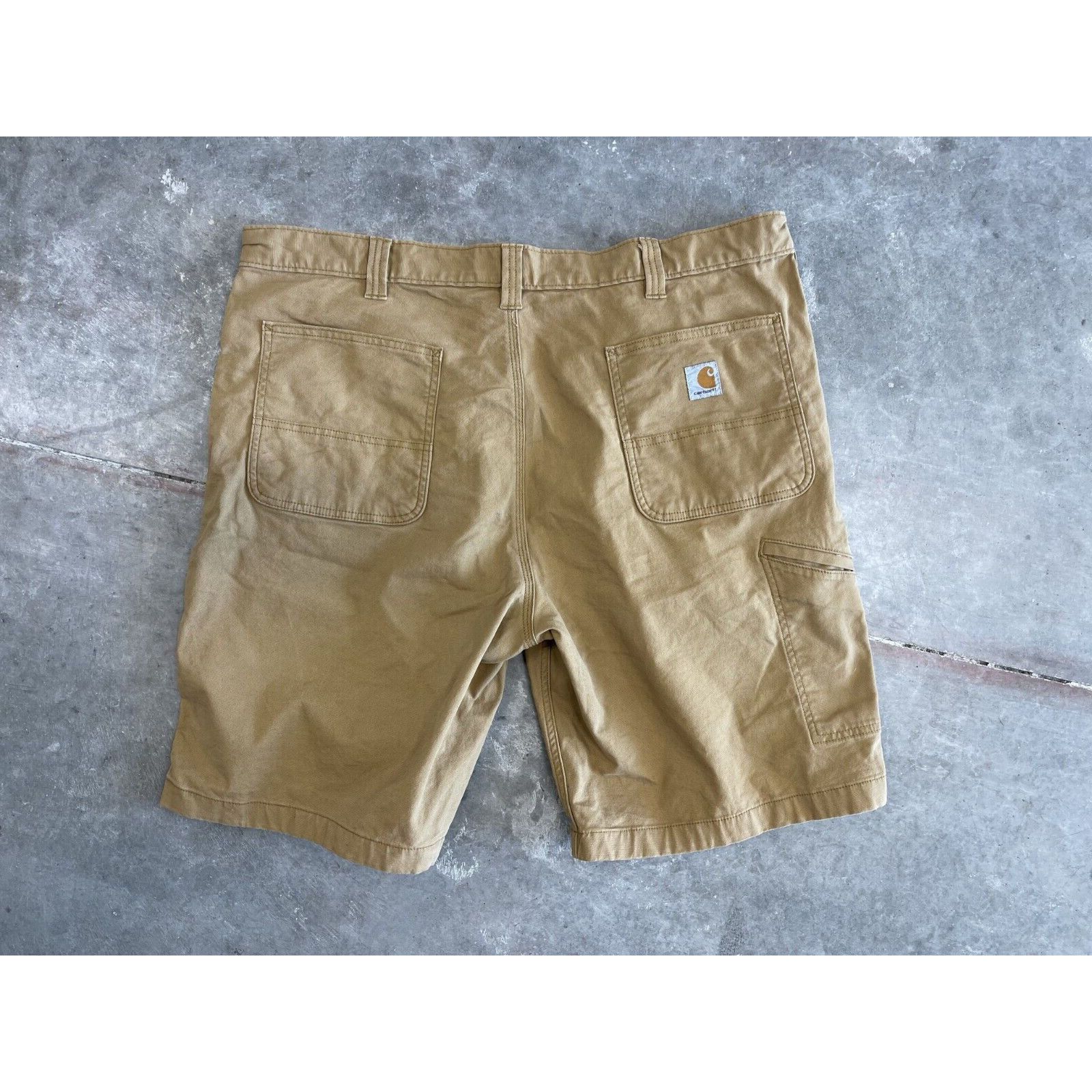 Carhartt VTG 90S Y2K RARE CARHARTT CARPENTER UTILITY SHORTS SZ 42 BRO Size US 42 / EU 58 - 1 Thumbnail