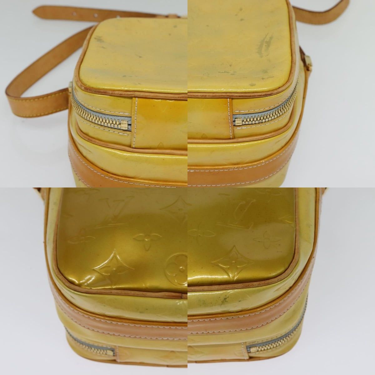 Louis Vuitton LOUIS VUITTON Monogram Vernis Wooster Shoulder Bag Gris Size ONE SIZE - 10 Thumbnail