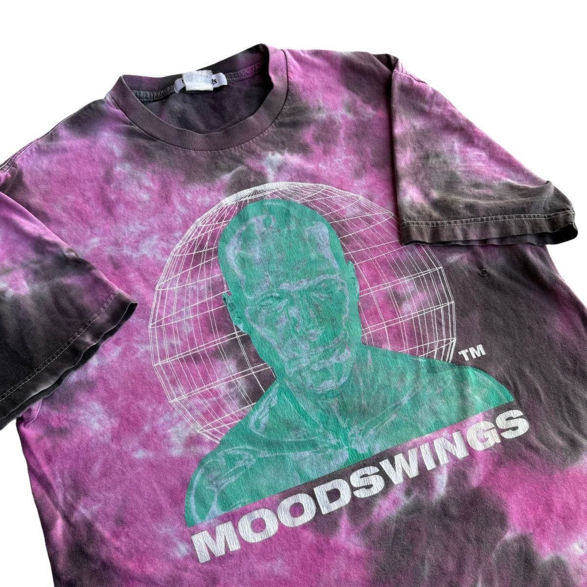 Japanese Brand × Pleasures Moodswings TieDye Streetwear Graphic Tee Shirt Mental Health Size US L / EU 52-54 / 3 - 4 Thumbnail