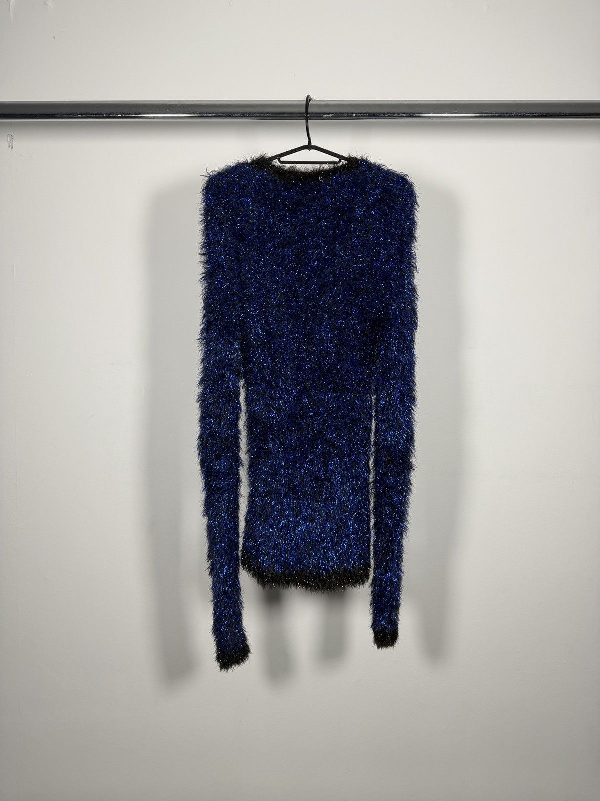 Balmain Balmain 2010’s Oversized Fuzzy Mohair Knit Sweater Size L / US 10 / IT 46 - 6 Thumbnail
