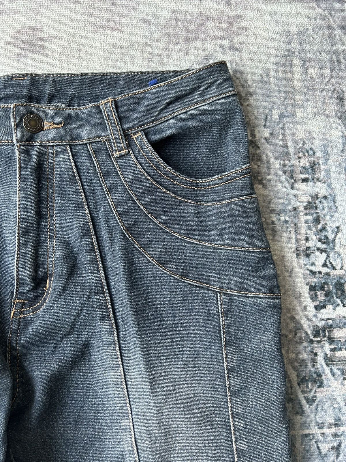14th Addiction Flared Punk Rock Design Jeans Size US 30 / EU 46 - 6 Thumbnail