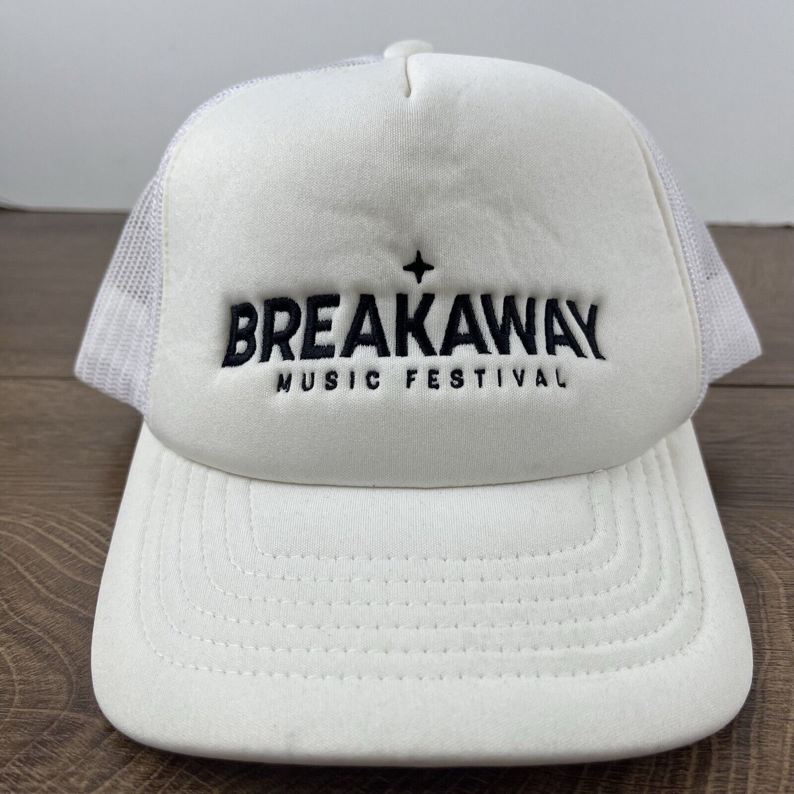 Other Breakaway Musical Festival Hat White Cap Hat Adjustable Hat Size ONE SIZE - 5 Thumbnail