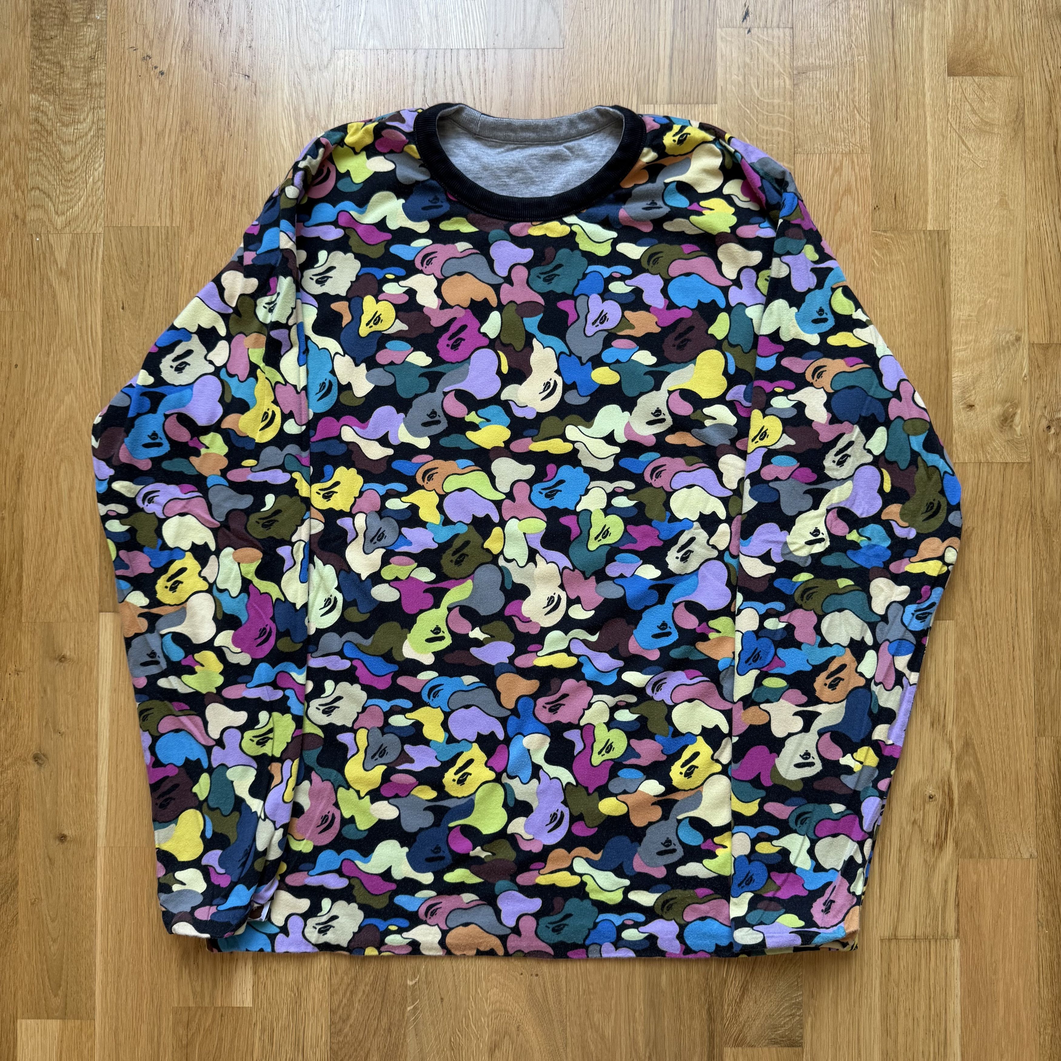 Bape A Bathing Ape-Bape 2000s reversible multicolor tee Size US L / EU 52-54 / 3 - 1 Thumbnail
