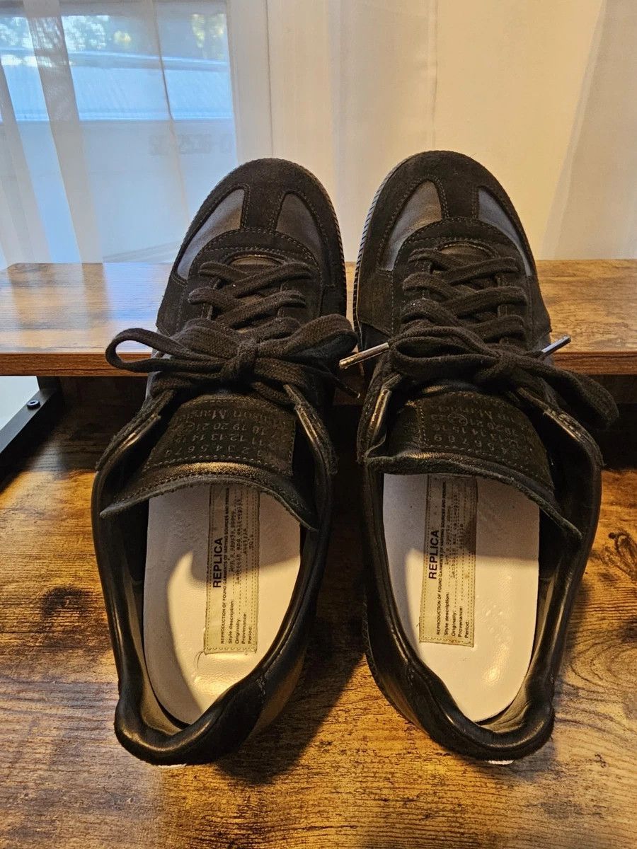 Maison Margiela Maison Margiela Replica GAT Black 10 43 Low Tops Size US 10 / EU 43 - 9 Thumbnail