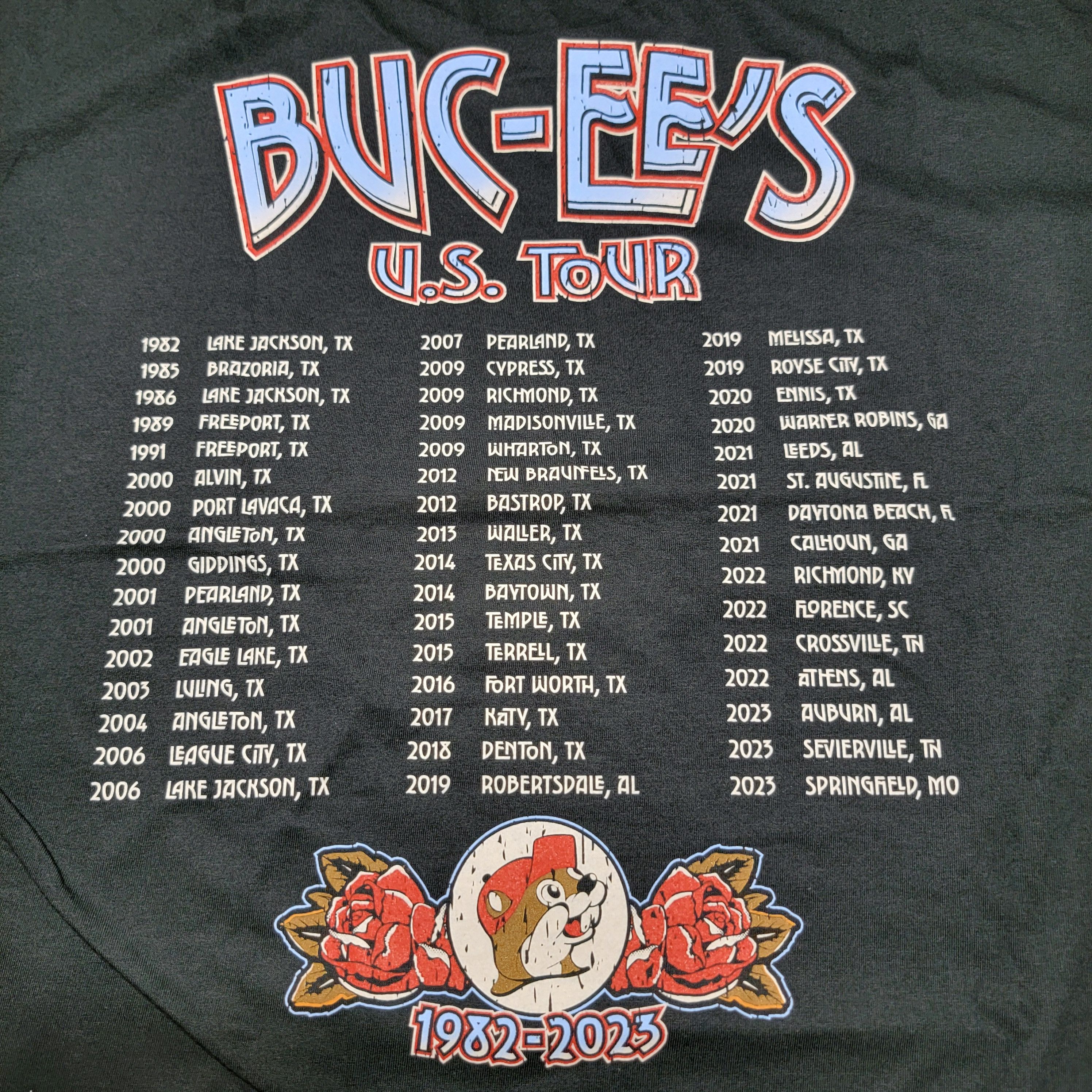 Other Buc-ee's SS Unisex Tee U.S. Tour 1982-2023 - Size Large NWT Size US L / EU 52-54 / 3 - 4 Thumbnail