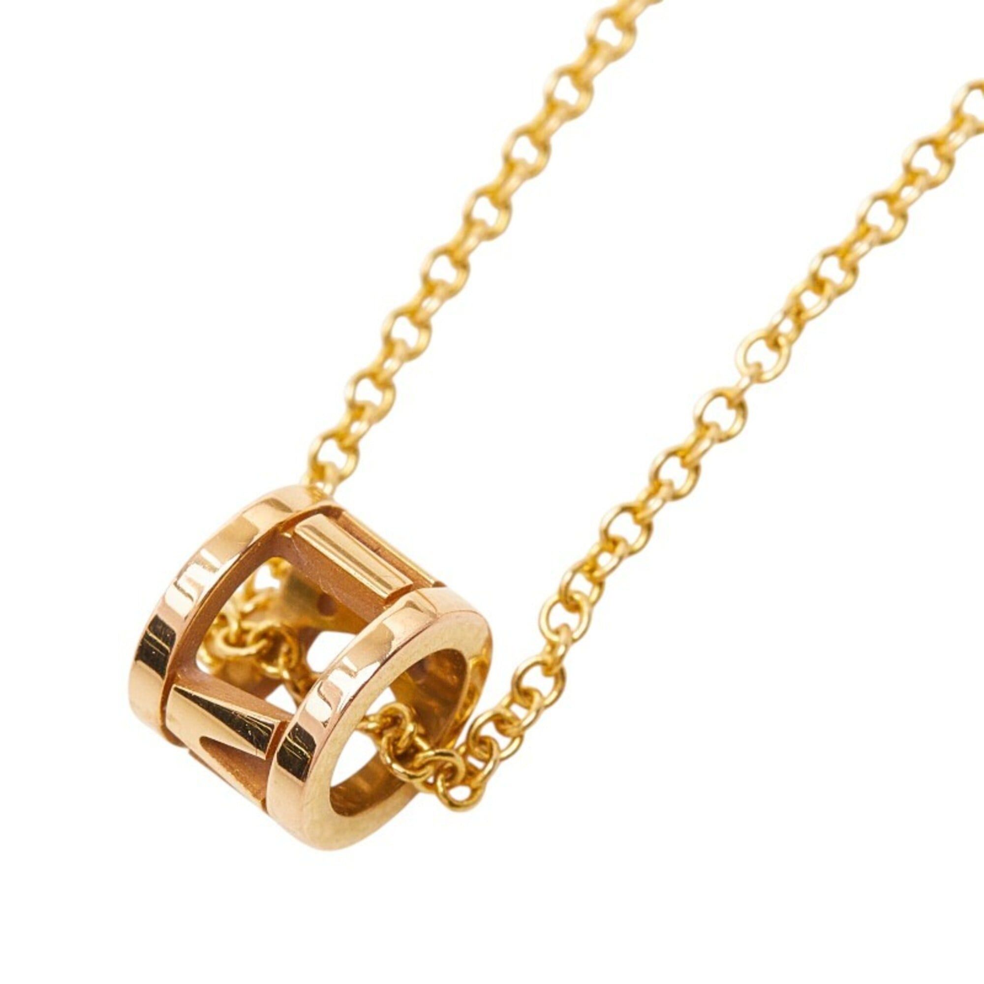Tiffany & Co. Tiffany & Co. Atlas Open Mini Necklace in 18K Yellow Gold (KYG) - Women's. Size ONE SIZE - 1 Thumbnail
