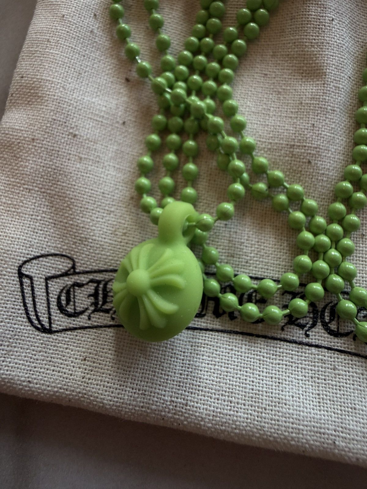 Chrome Hearts Chrome Heart Green Crossball Silicone Pendant Size ONE SIZE - 3 Thumbnail