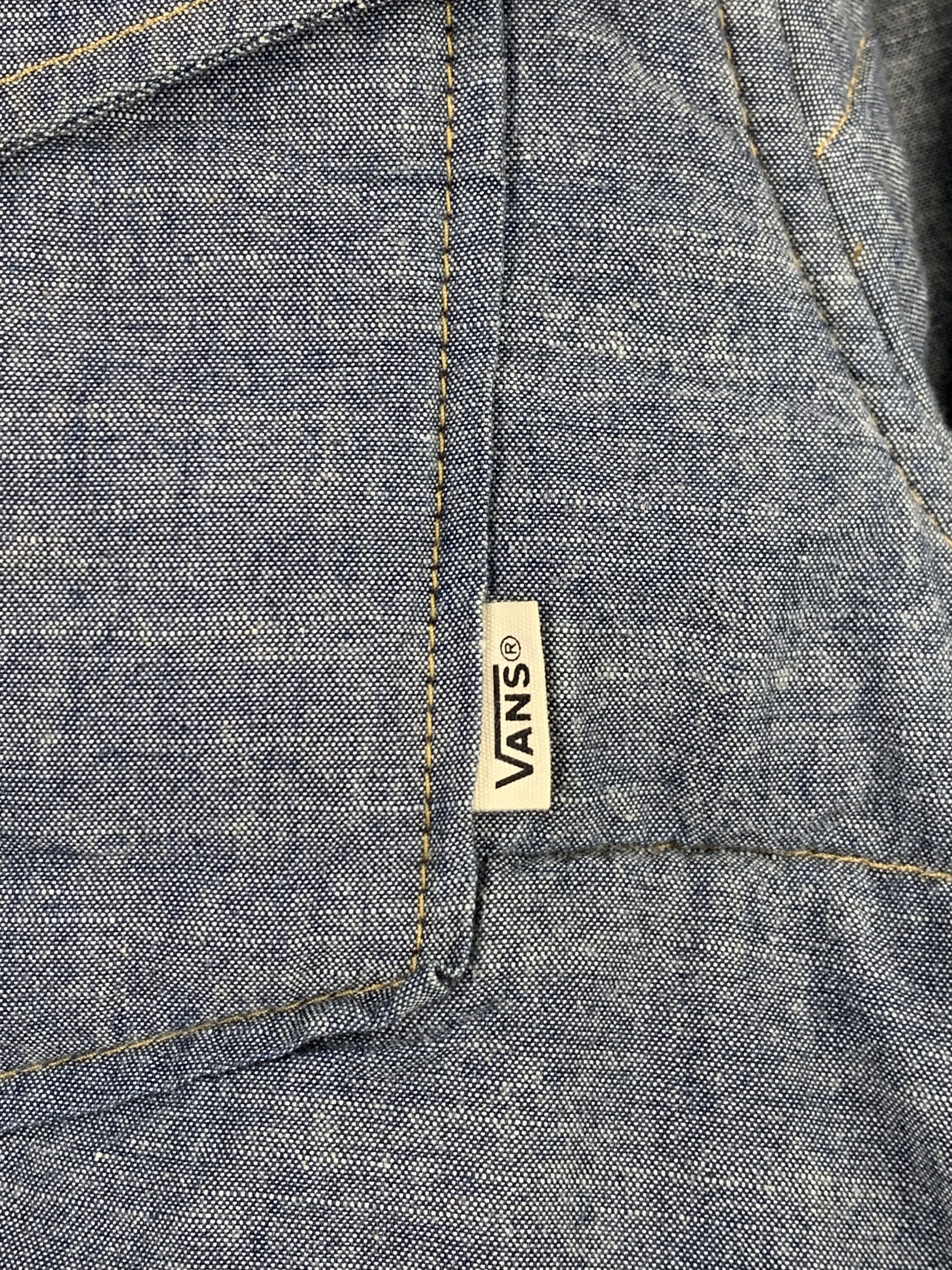Vans Vintage Vans Denim Puffer Jacket J1581 Size US S / EU 44-46 / 1 - 8 Thumbnail