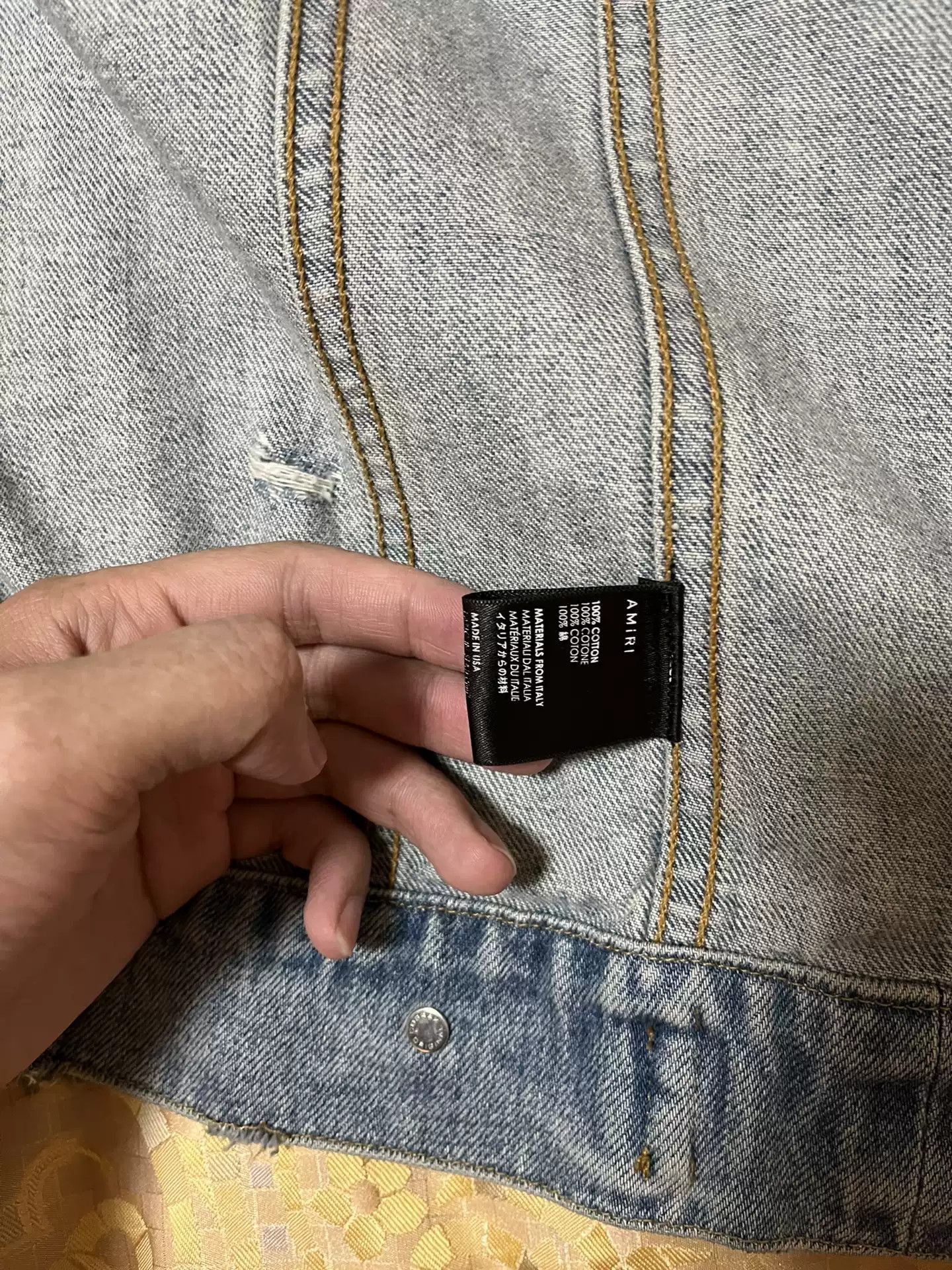 Amiri AMIRI Hollywood Trucker JKT-2506 Size US M / EU 48-50 / 2 - 4 Thumbnail