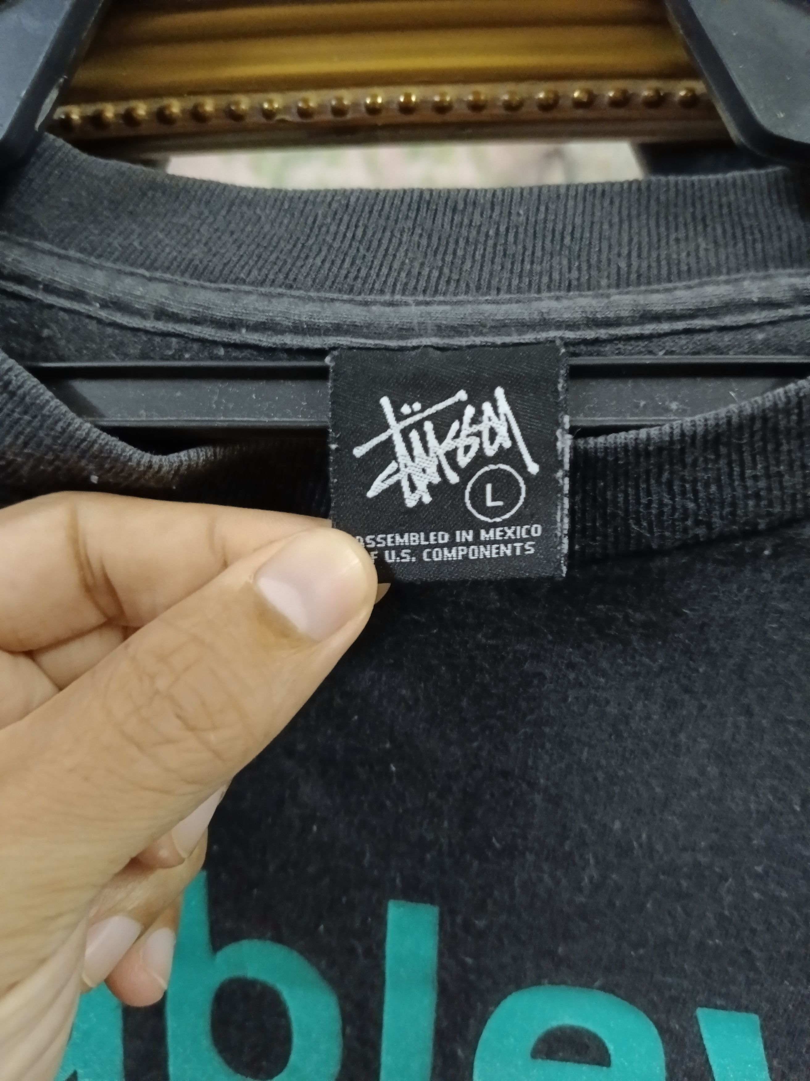 Stussy × Vintage DISTRESSED FADE 90s SUBLAVEL STUSSY TRIBE Size US L / EU 52-54 / 3 - 5 Thumbnail