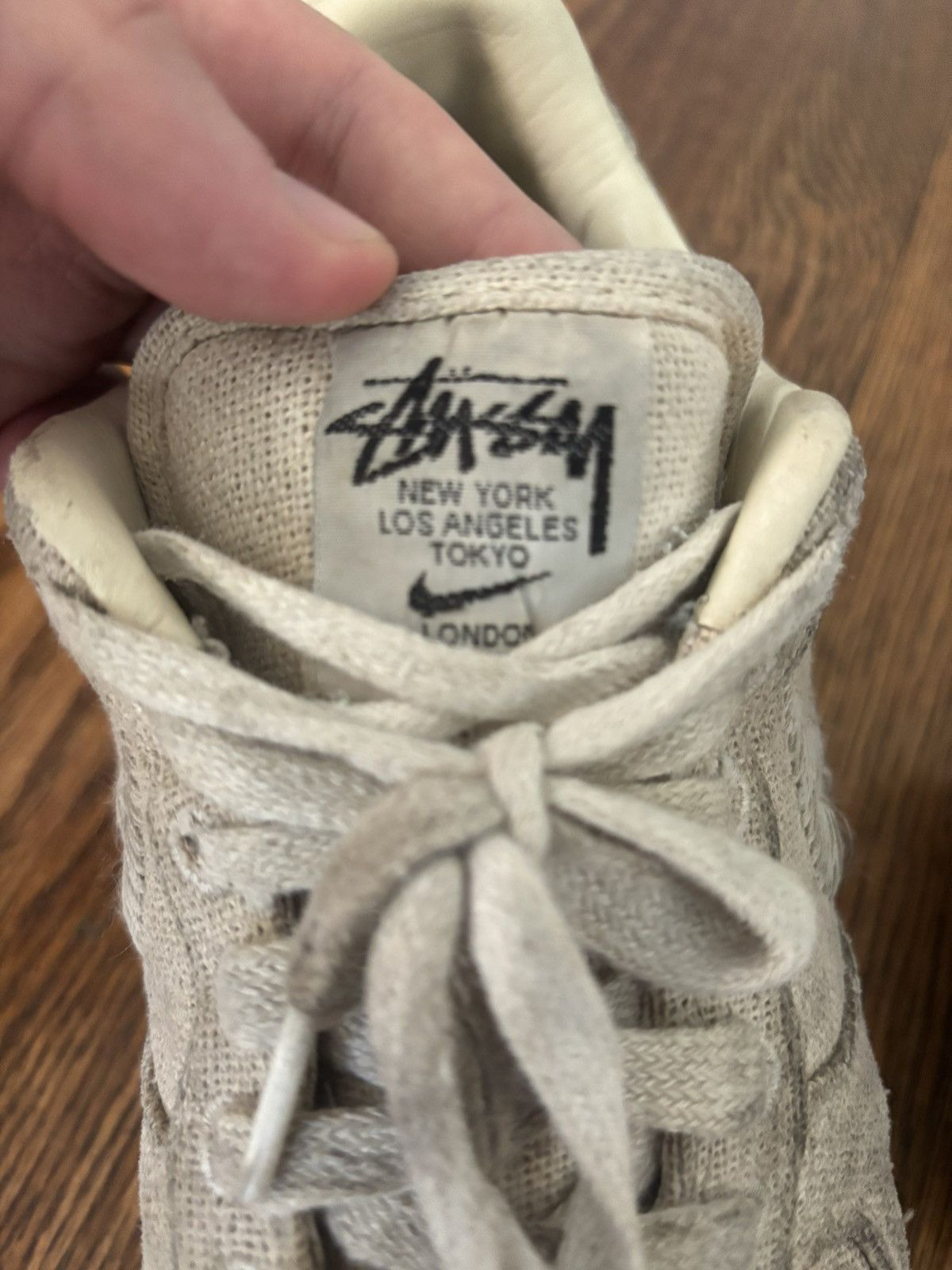 Nike × Stussy Nike x Stussy Air Force 1 Low "Fossil" Size US 9.5 / EU 42-43 - 2 Thumbnail
