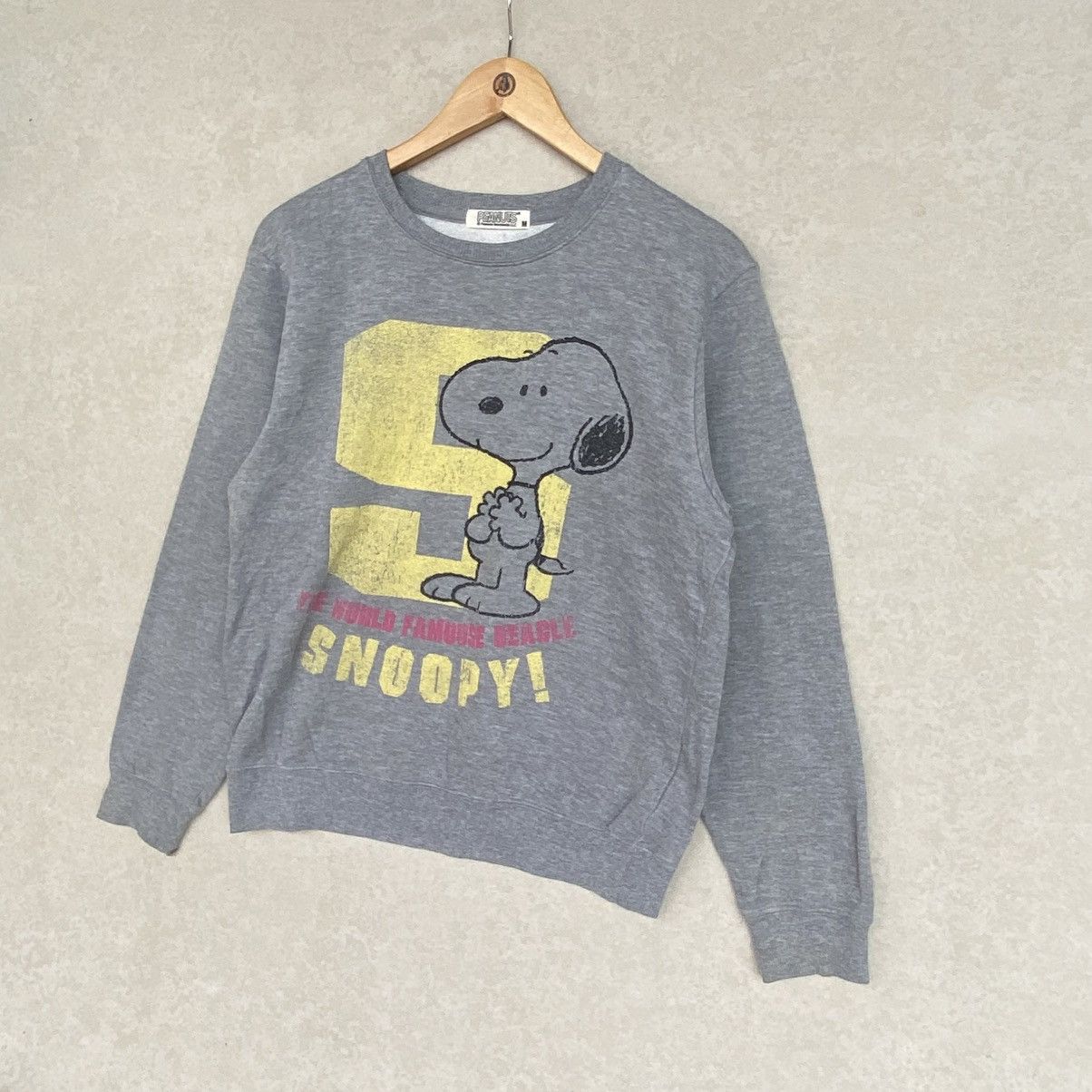 Other Vintage Peanuts Big Printed Crewneck Sweatshirt Gray Size M Size US M / EU 48-50 / 2 - 2 Thumbnail