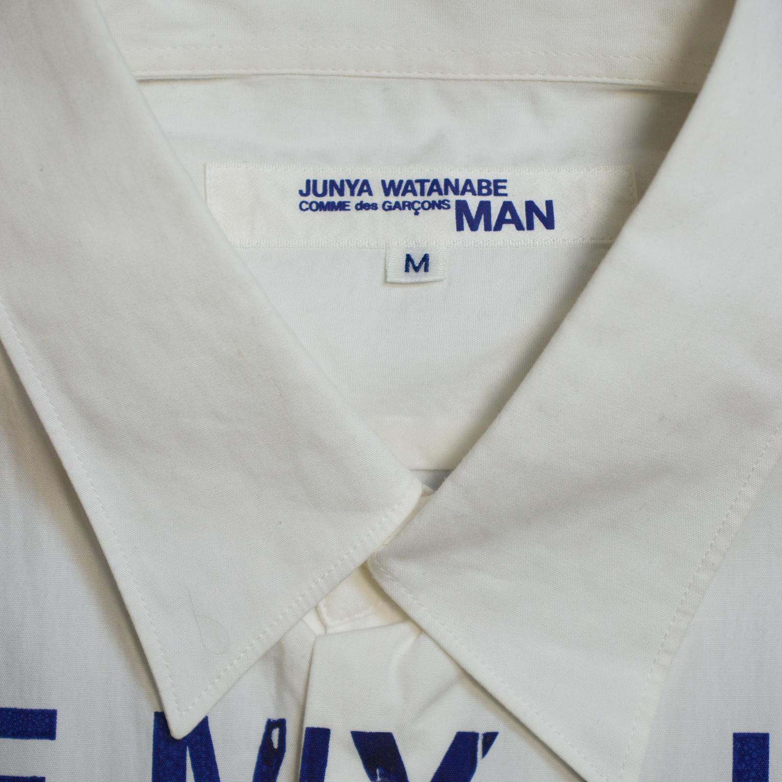 Junya Watanabe AD2001 Junya Watanabe Poem Button Up Tee Size US M / EU 48-50 / 2 - 3 Thumbnail