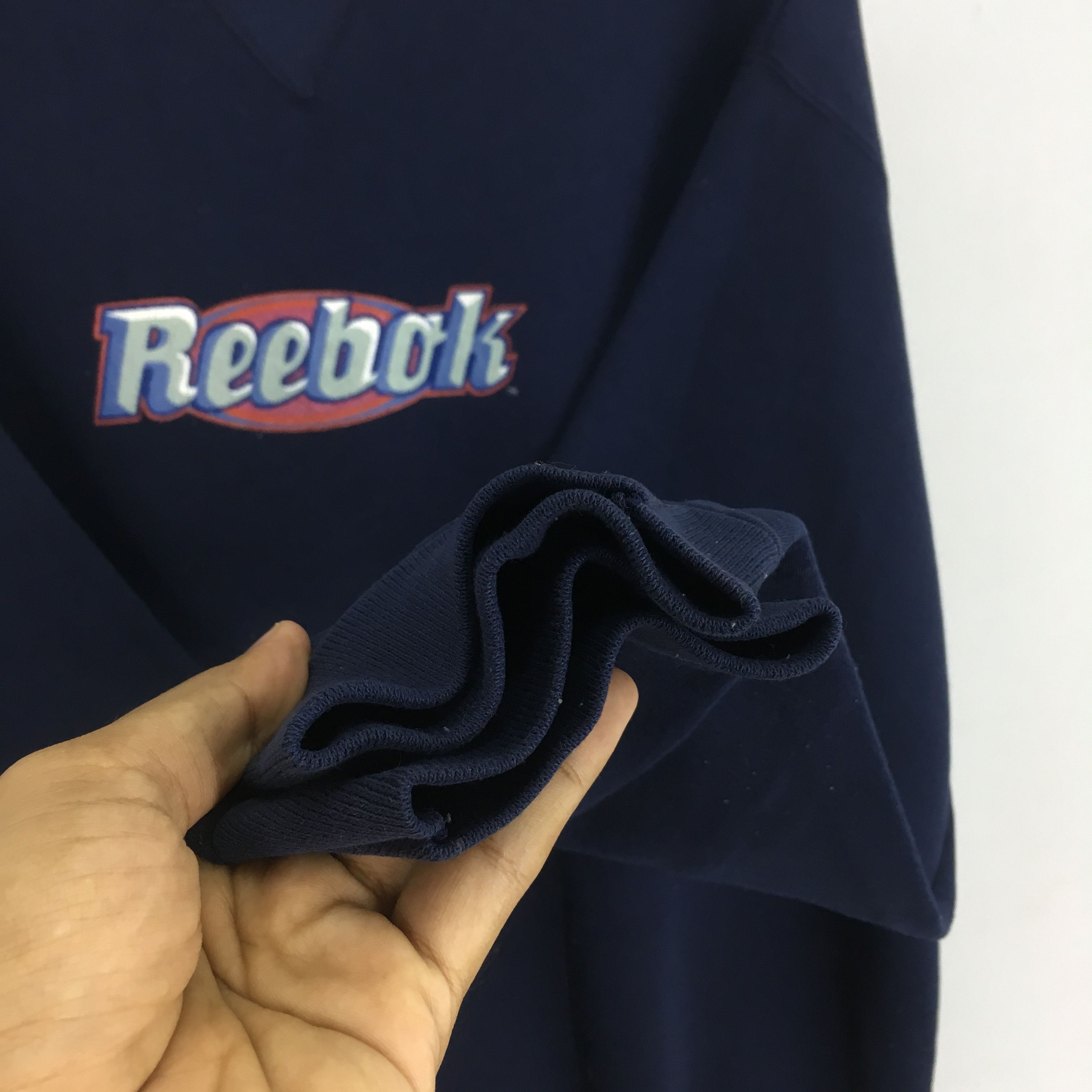 Reebok Vintage 90's Retro Reebok Blue Sweatshirt Xlarge - 642 Size US XL / EU 56 / 4 - 9 Thumbnail