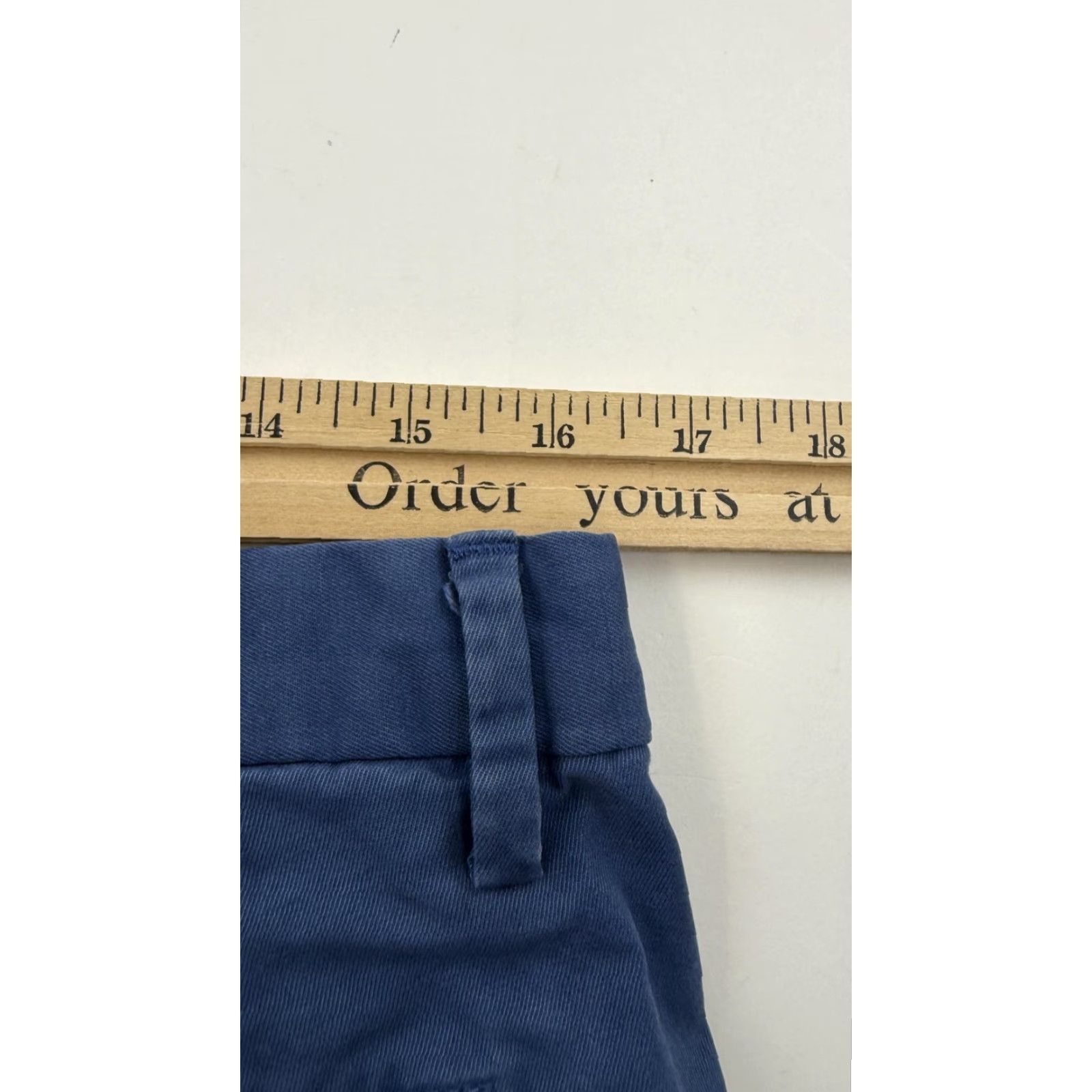 Banana Republic Banana Republic Pants Men Navy Blue Chino Slim Tapered Flat Front 33x32 Casual Smart-Casual Mens Size US 33 - 7 Thumbnail