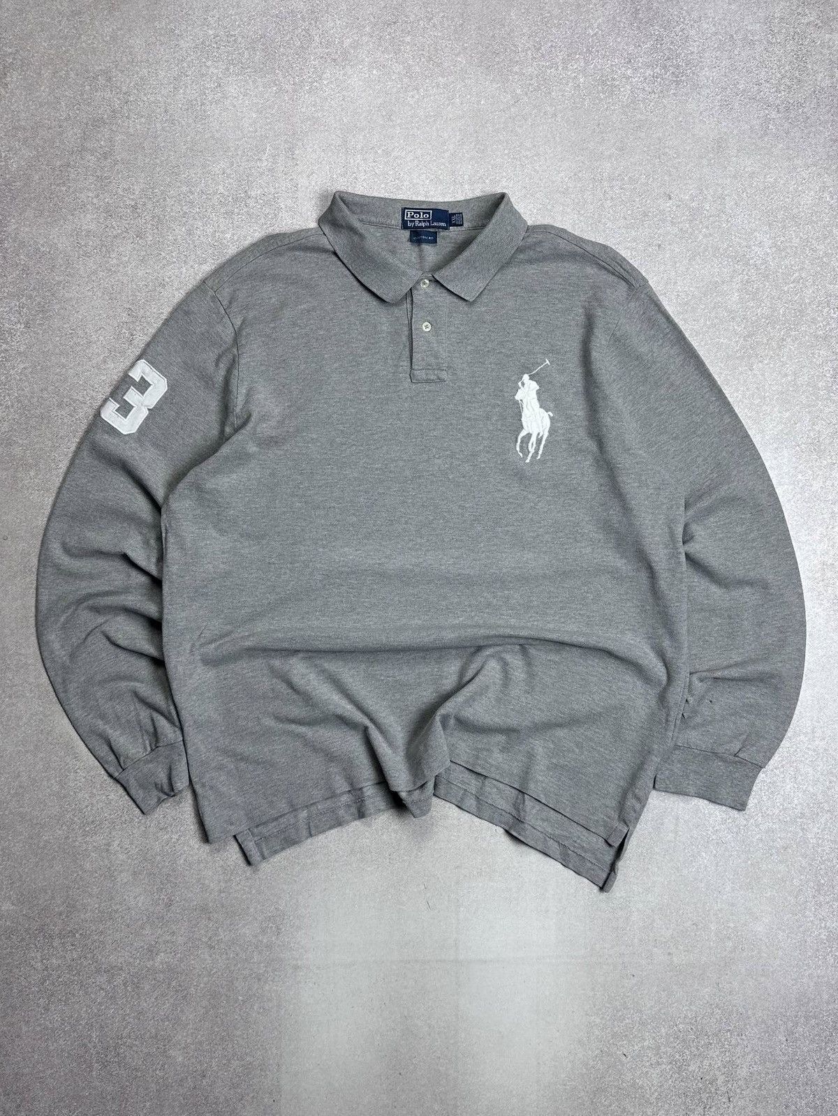 Vintage Polo Ralph Lauren Big Pony Rugby Longsleeve Shirt