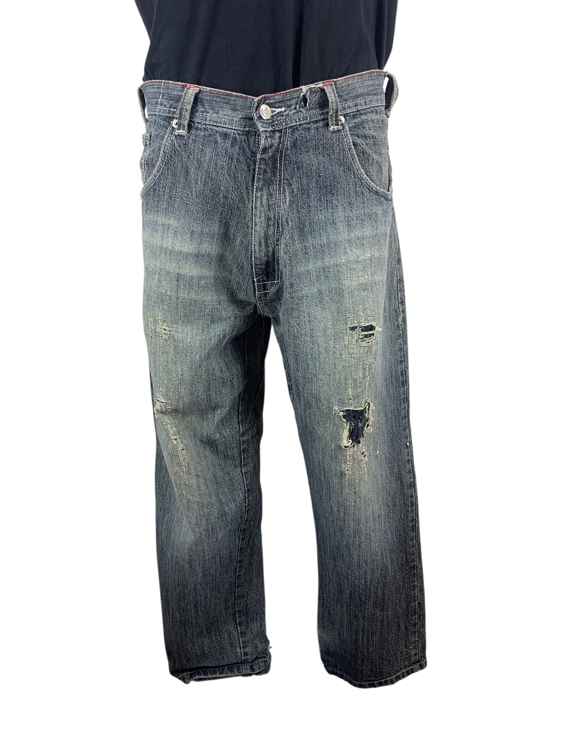 Japanese Brand Joker Baggy Baggy Hip Hop Jeans Size US 36 / EU 52 - 12 Thumbnail