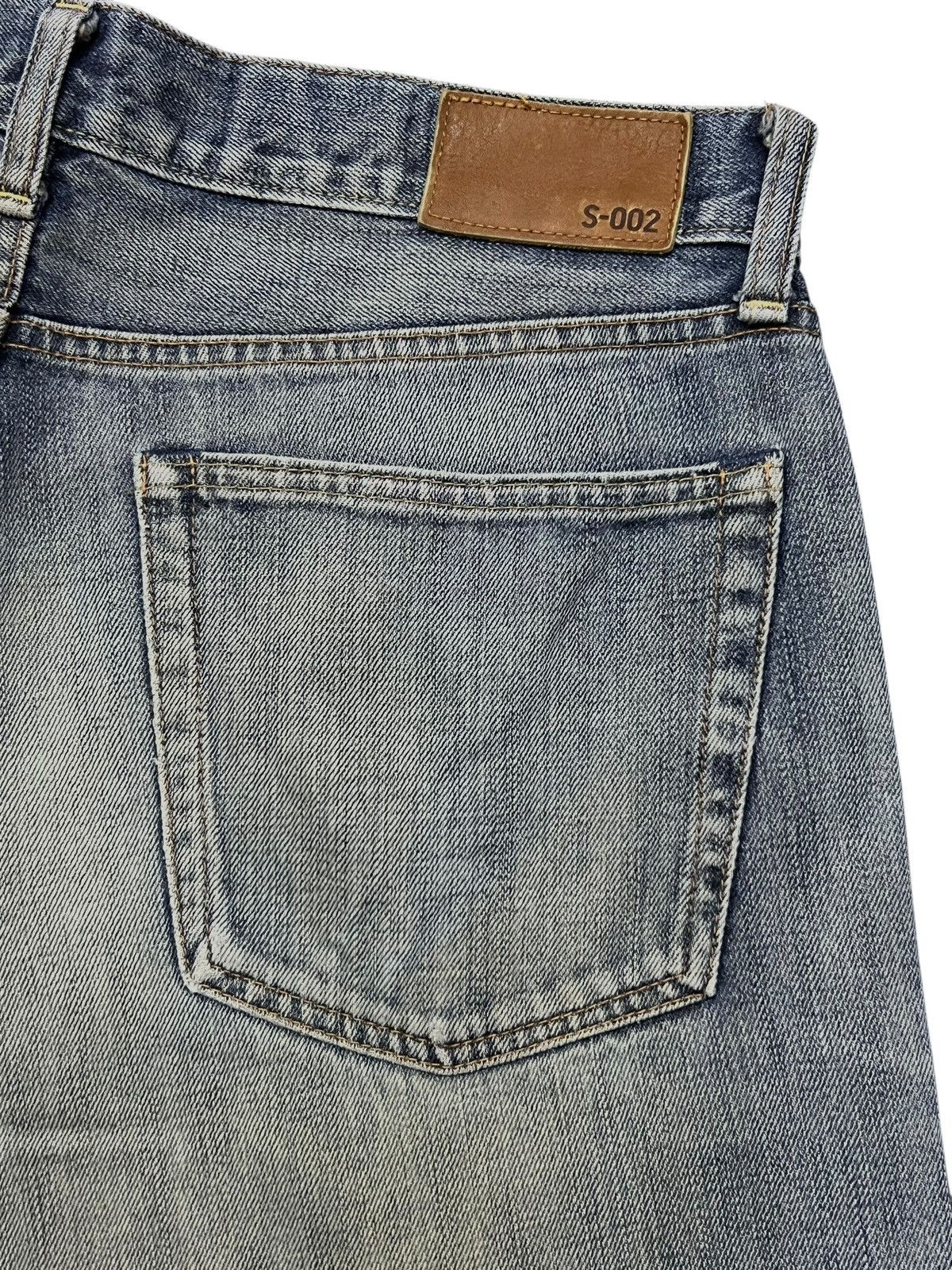 Uniqlo Loose Uniqlo S-002 Japan - Faded Rusty Wash Jeans Size US 35 - 8 Thumbnail