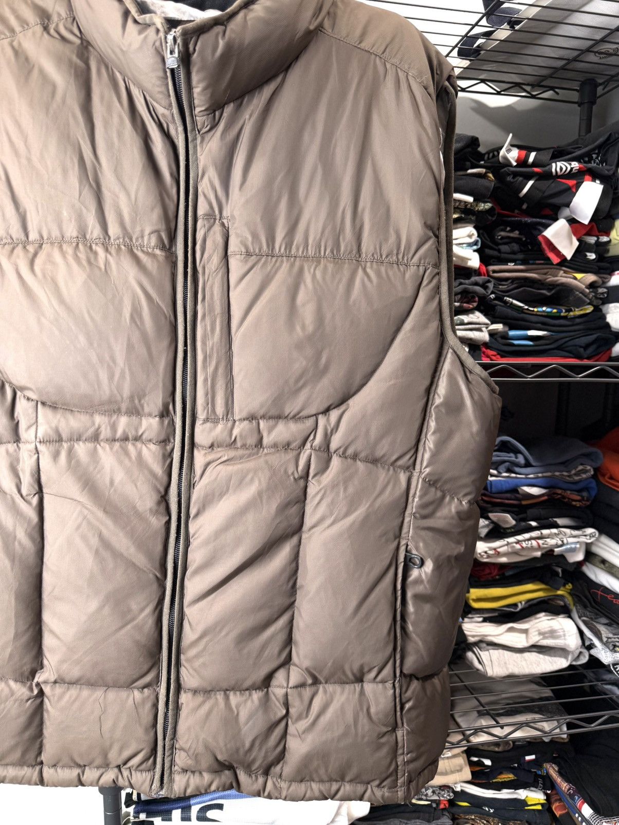 Gap Streetwear Gap Brown Puffer Vest Travis Scott Style Size US L / EU 52-54 / 3 - 5 Thumbnail