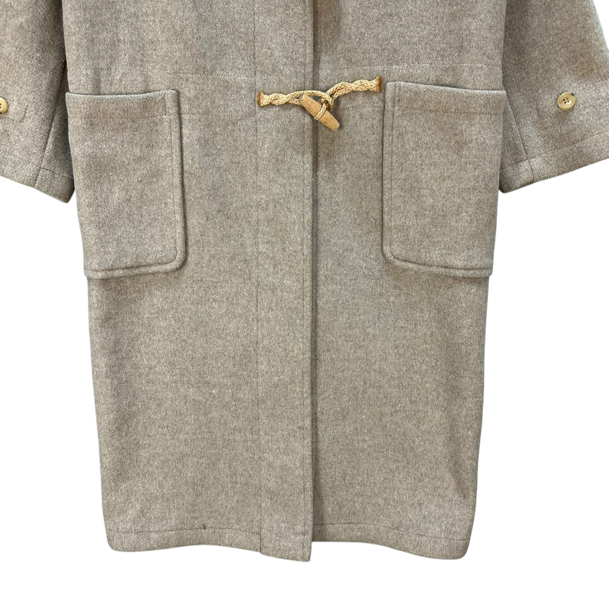 Margaret Howell MARGARET HOWELL 240 Hooded Long Coat Duffle Coat #A79-1909 Size L / US 10 / IT 46 - 3 Thumbnail