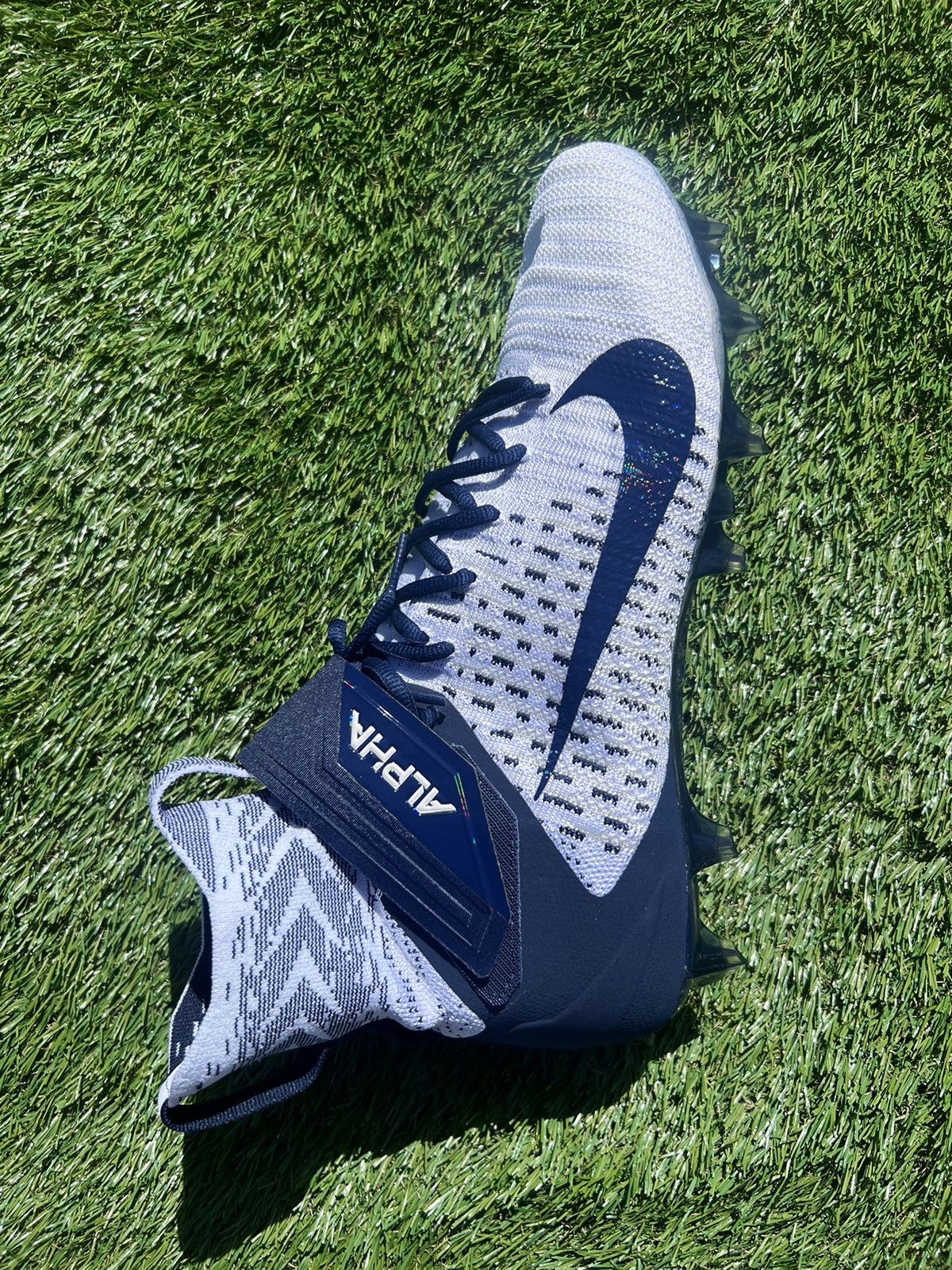 NCAA × NFL × Nike Nike Alpha Menace Elite 2 Flyknit Football Cleats no box Size US 13 / EU 46 - 7 Thumbnail