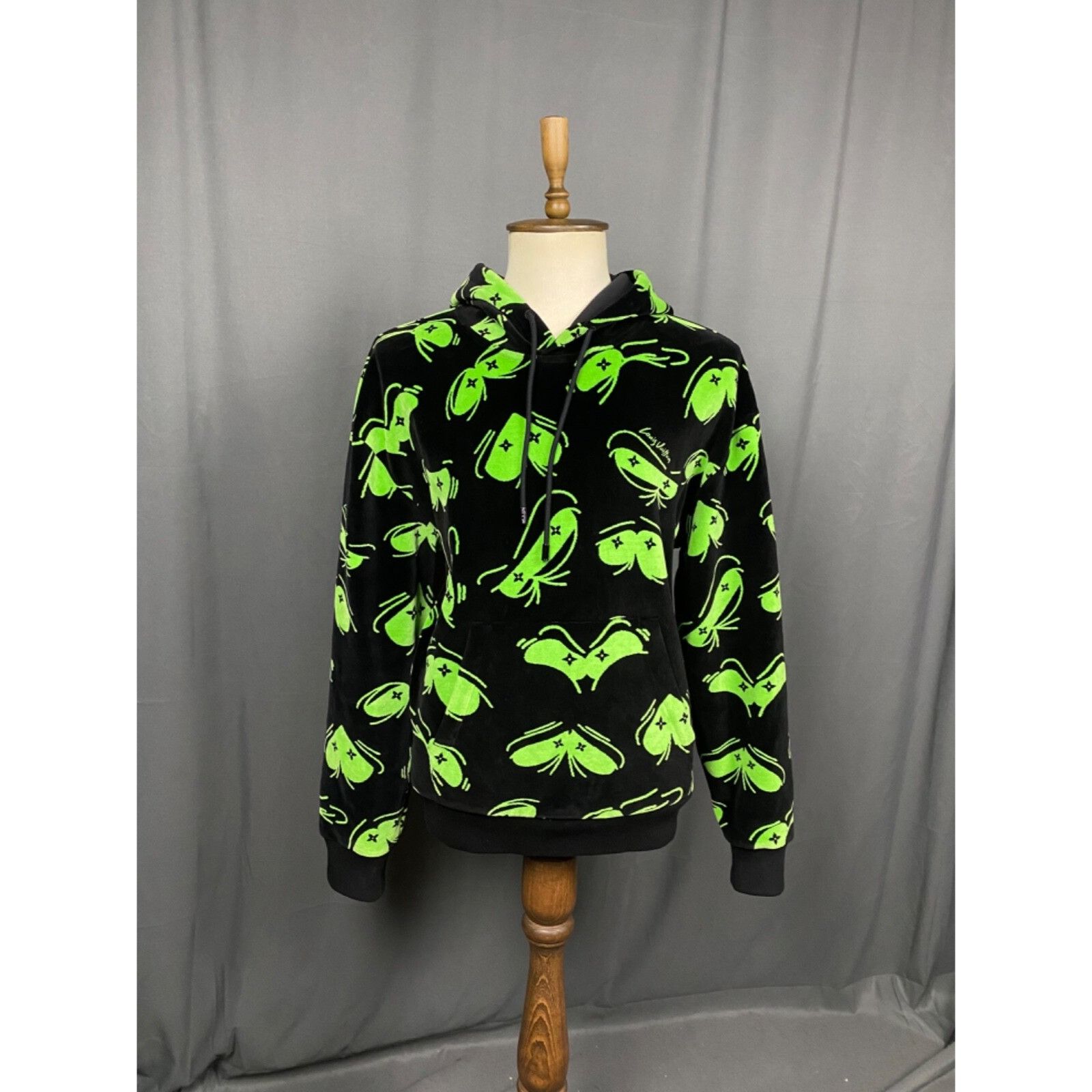Louis Vuitton RARE! LV Louis Vuittons Eyes Graphic Jacquard Hoodie Black S Size US XL / EU 56 / 4 - 1 Thumbnail