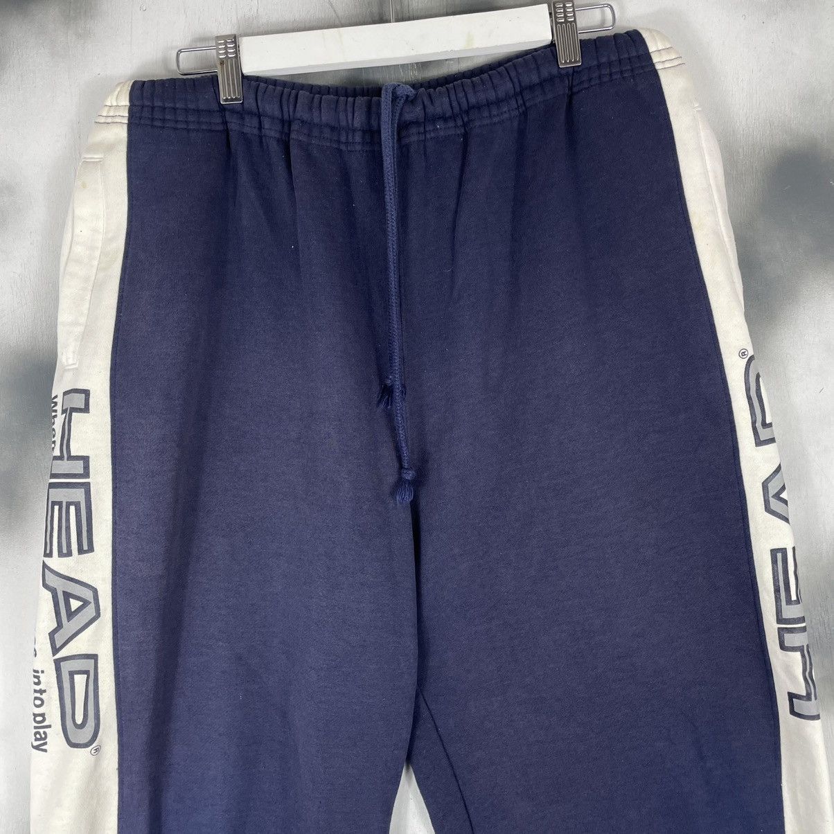 Japanese Brand Vintage HEAD WHERE TECHNOLOGY COMES INTO PLAY SWEATPANTS Size US 34 / EU 50 - 2 Thumbnail