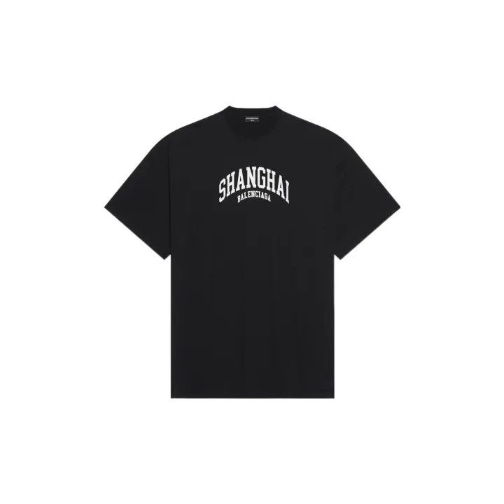 F*d様 BalenciagaバレンシアガTシャツNicolas Ghesqui BALENCIAGA バレンシアガ New Tape Type Tシャツ ブラック 黒
