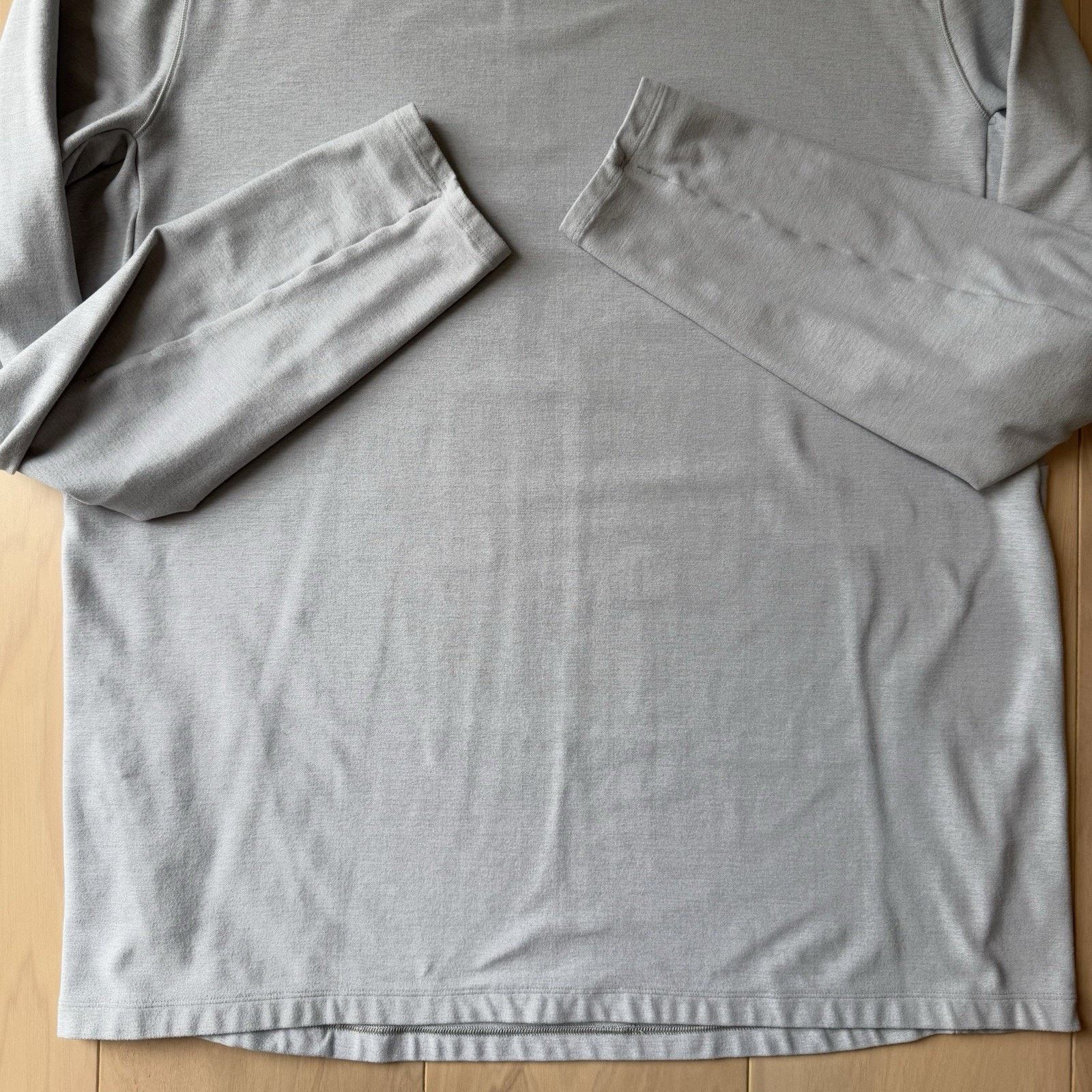Lululemon Lululemon Surge Warm Sweatshirt Gray Long Sleeve Athleisure Size US M / EU 48-50 / 2 - 5 Thumbnail