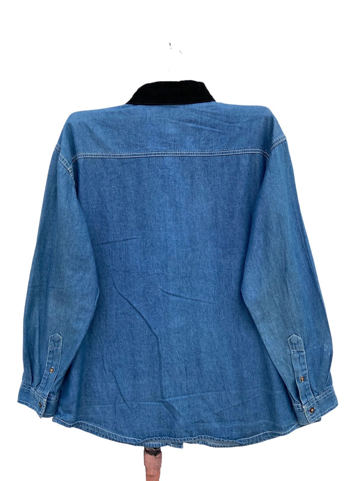 Japanese Brand Vintage M&M Denim Shirt Size US M / EU 48-50 / 2 - 2 Thumbnail