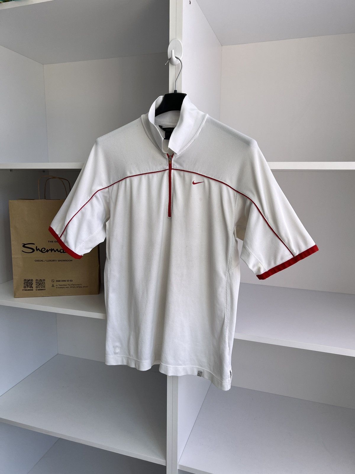 Nike × Vintage Vintage Nike Tennis Jersey Size US S / EU 44-46 / 1 - 2 Thumbnail