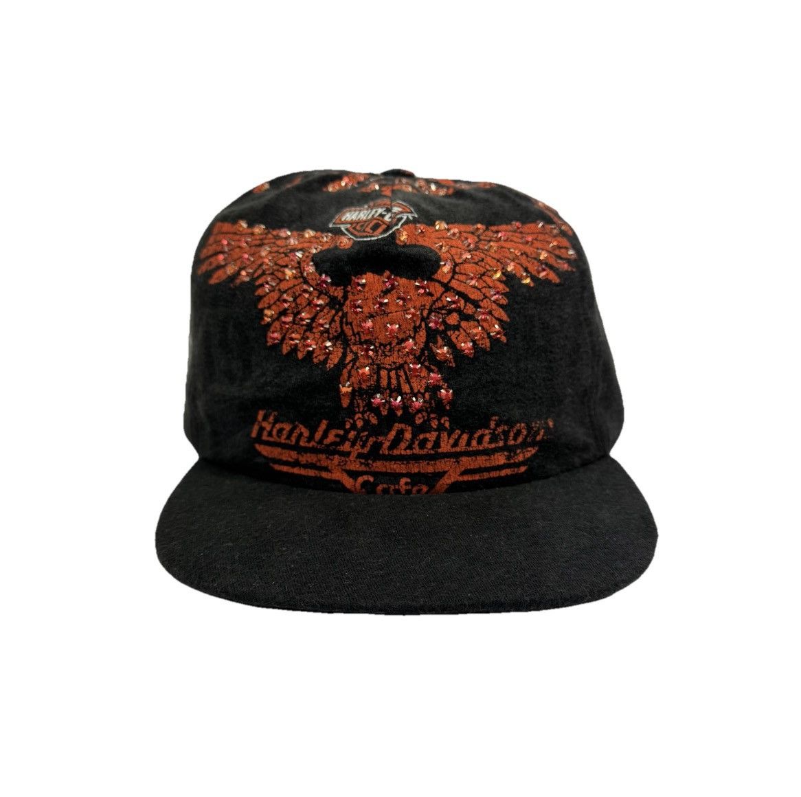 Bossi Sportswear BOSSI HARLEY DAVIDSON 1/1 RHINESTONE VINTAGE CAP Size ONE SIZE - 1 Thumbnail