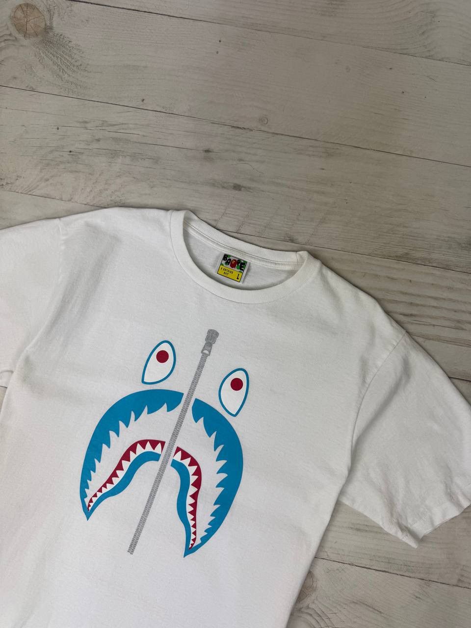 Bape Shark Tee Size US L / EU 52-54 / 3 - 2 Thumbnail