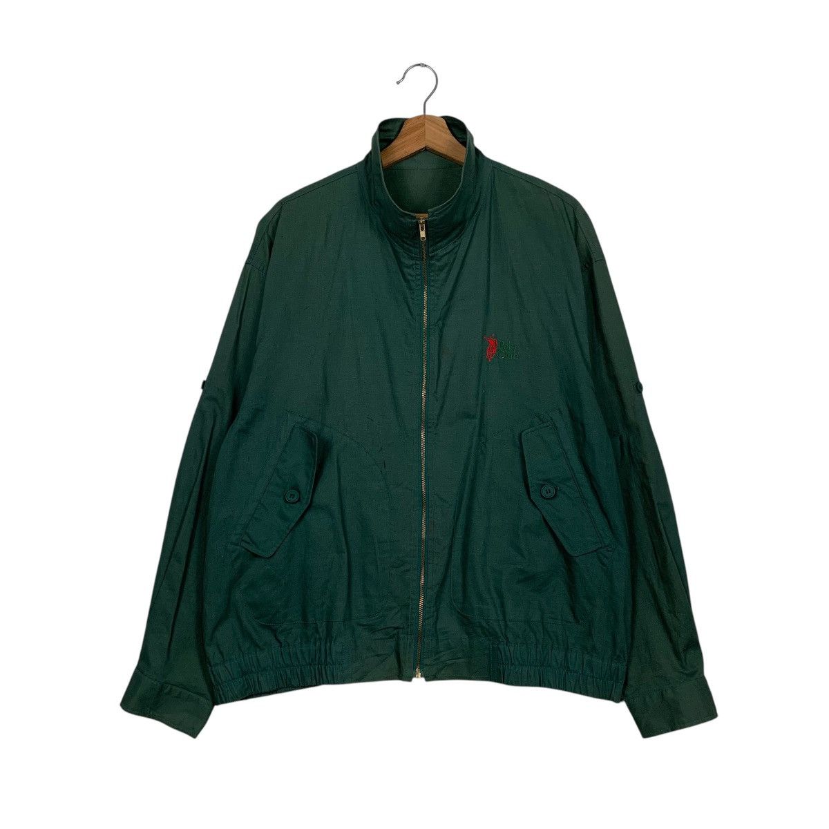 Beverly Hills Polo Club Vintage Polo Club Green Bomber Jacket Size US L / EU 52-54 / 3 - 1 Thumbnail