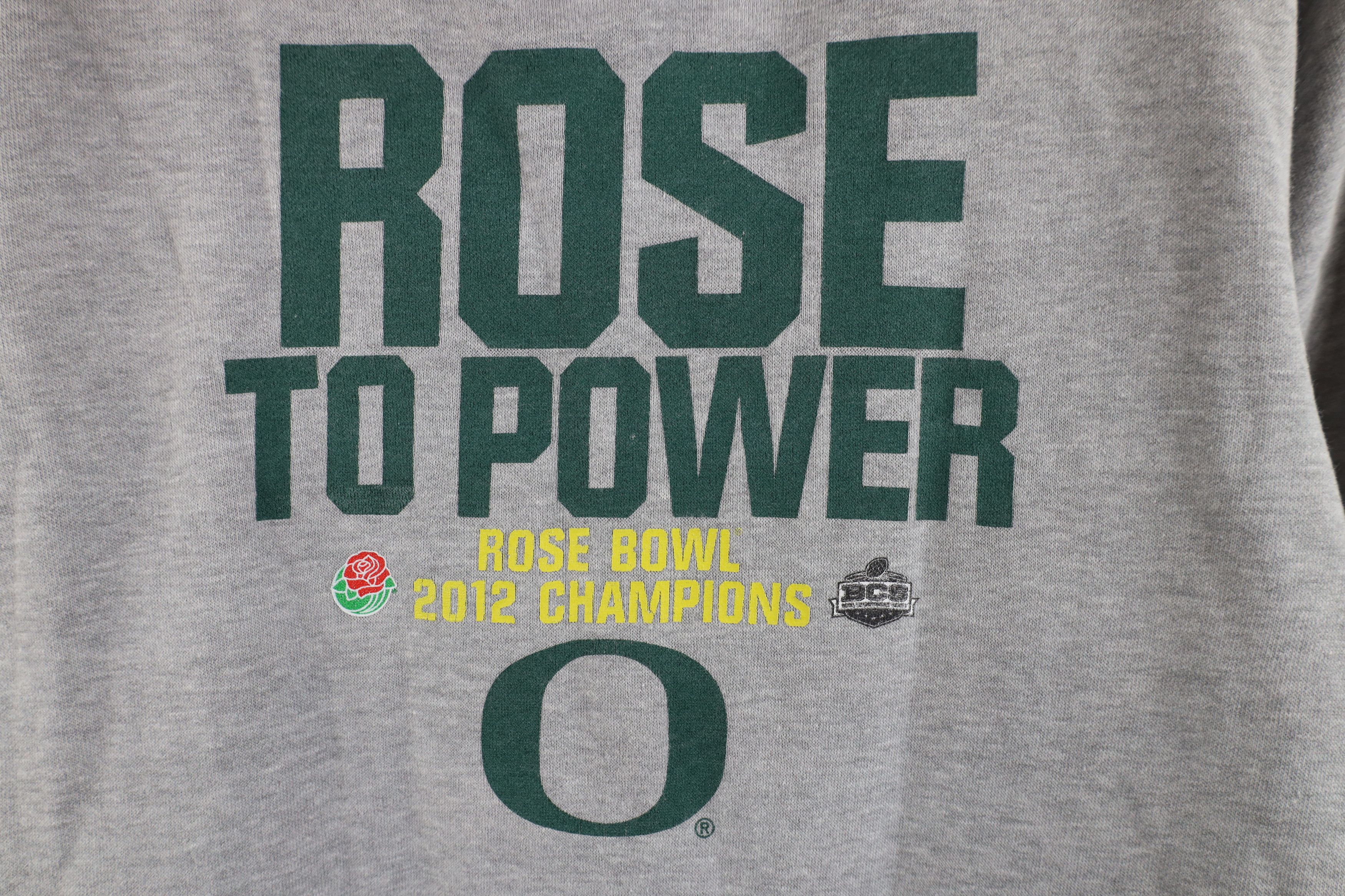 Nike × Vintage Nike Bowl Champs University of Oregon Football Hoodie Gray Size US M / EU 48-50 / 2 - 5 Thumbnail