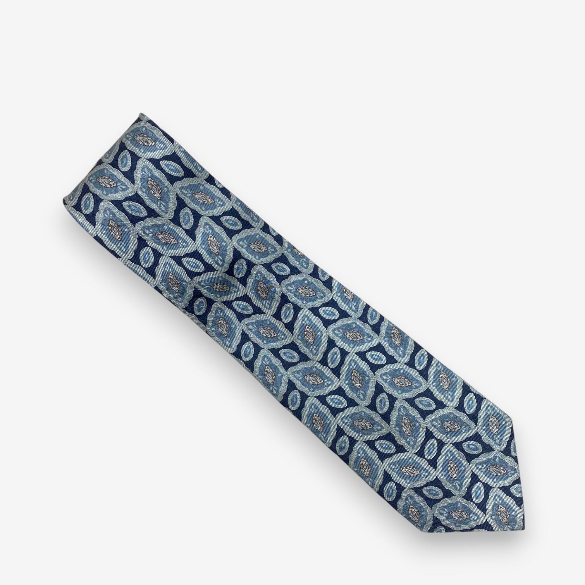 Burberry Vintage Burberry SILK Necktie Cravate Pure Silk Size ONE SIZE - 2 Thumbnail