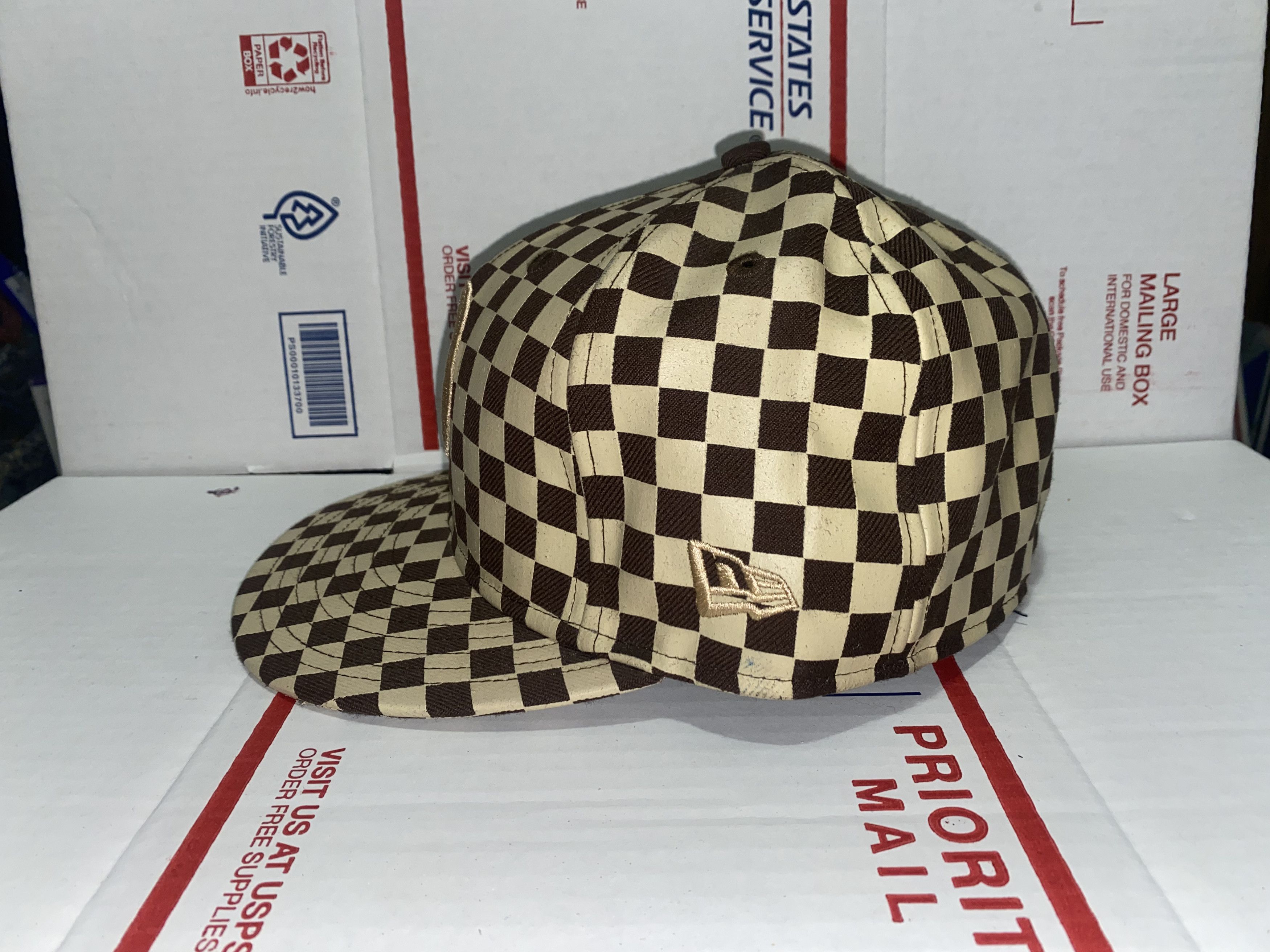 New Era Dqm Daves Quality Meat New era 7 1/8 Supreme vans FA Stussy. Size ONE SIZE - 3 Thumbnail