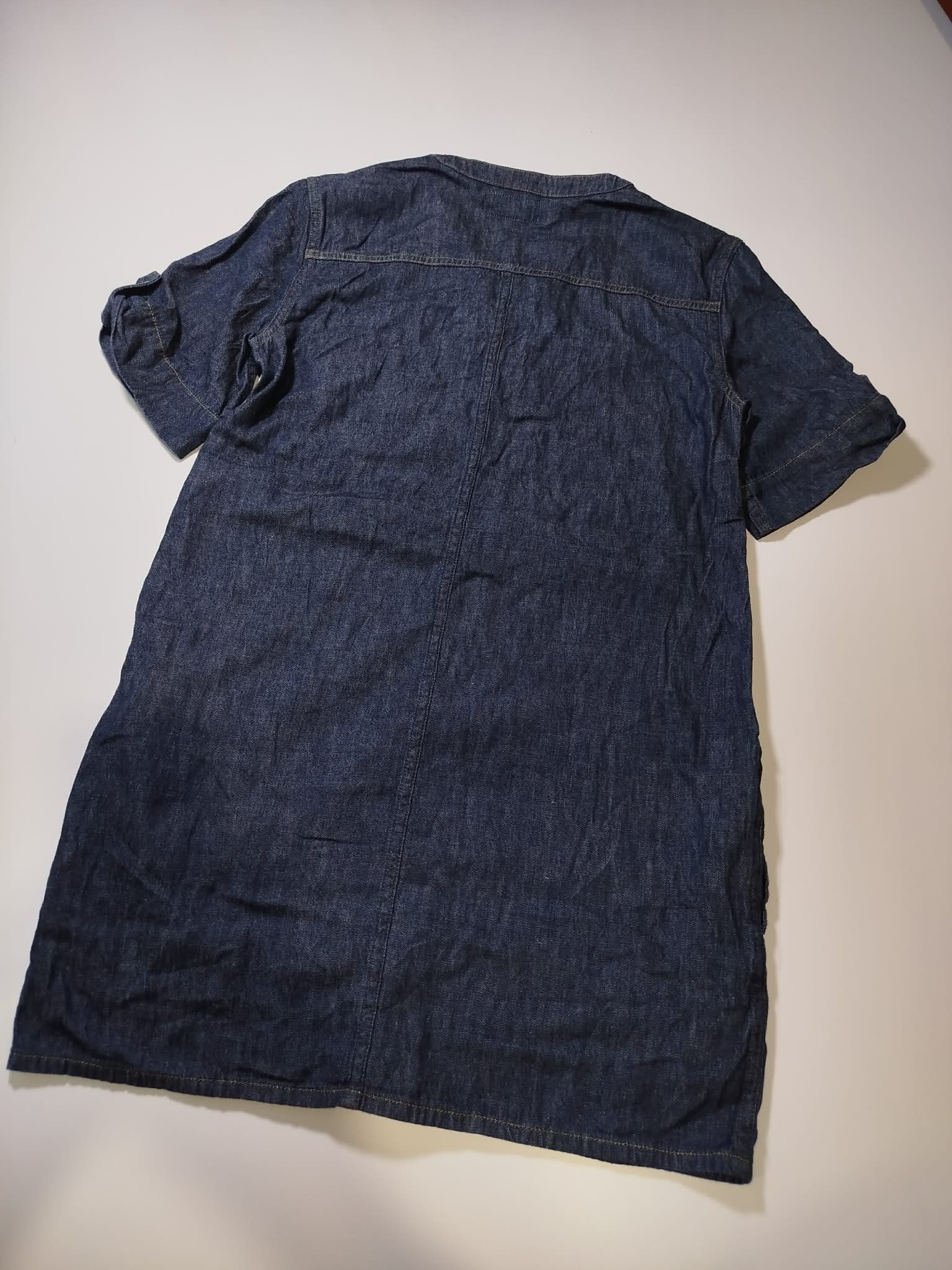 Celine CELINE Denim Lace-Up Dress Size M / US 6-8 / IT 42-44 - 4 Thumbnail
